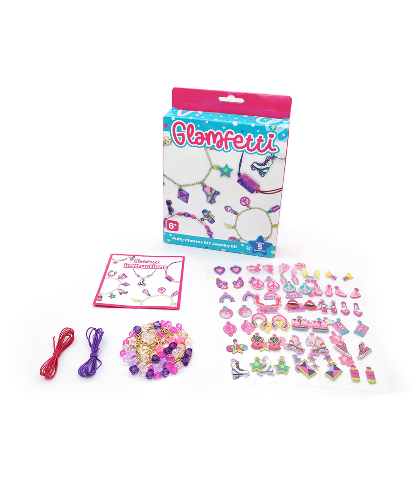 Puffy Charms DIY Jewelry Kit