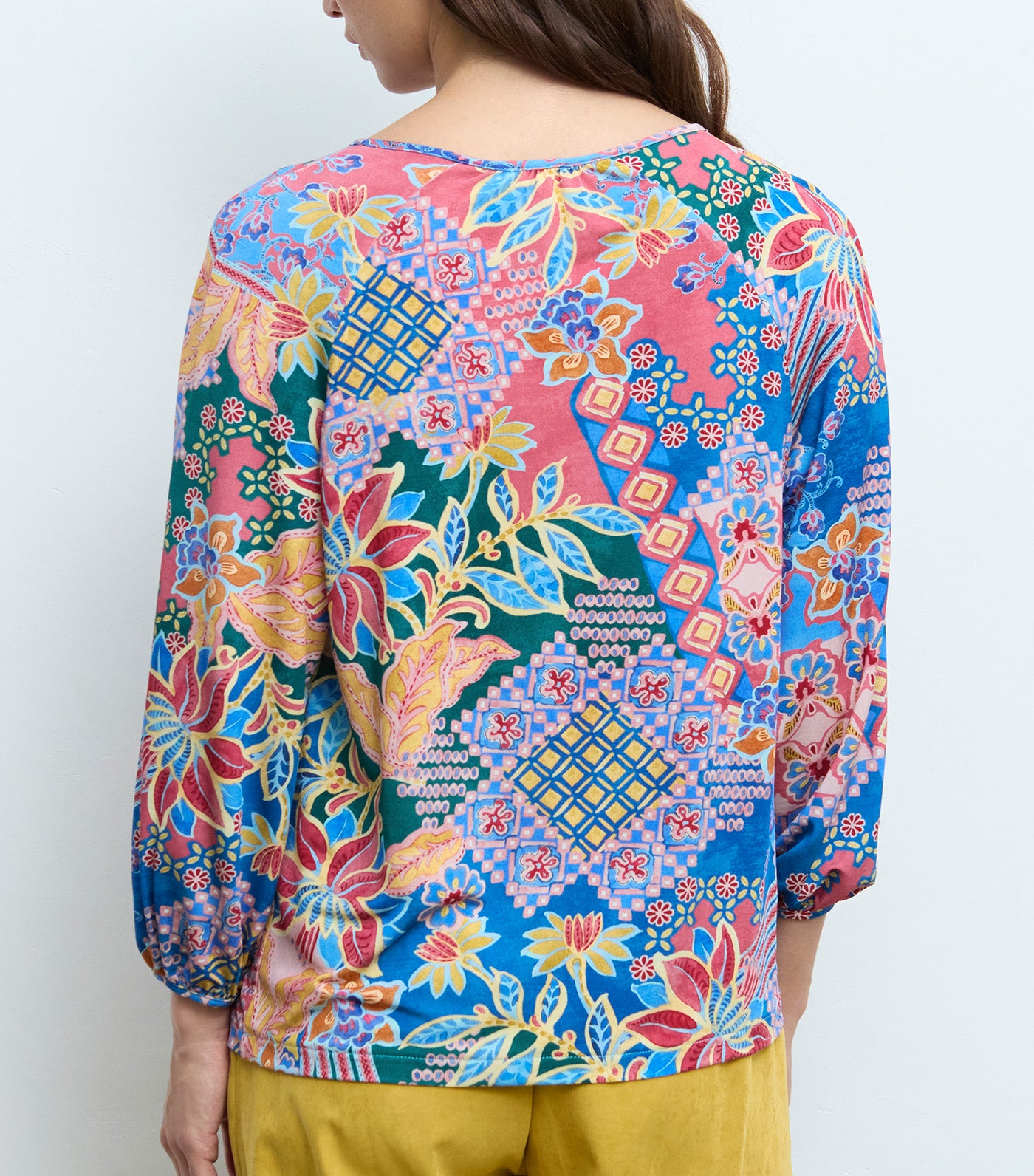 Long Sleeve Blouse Multicolor