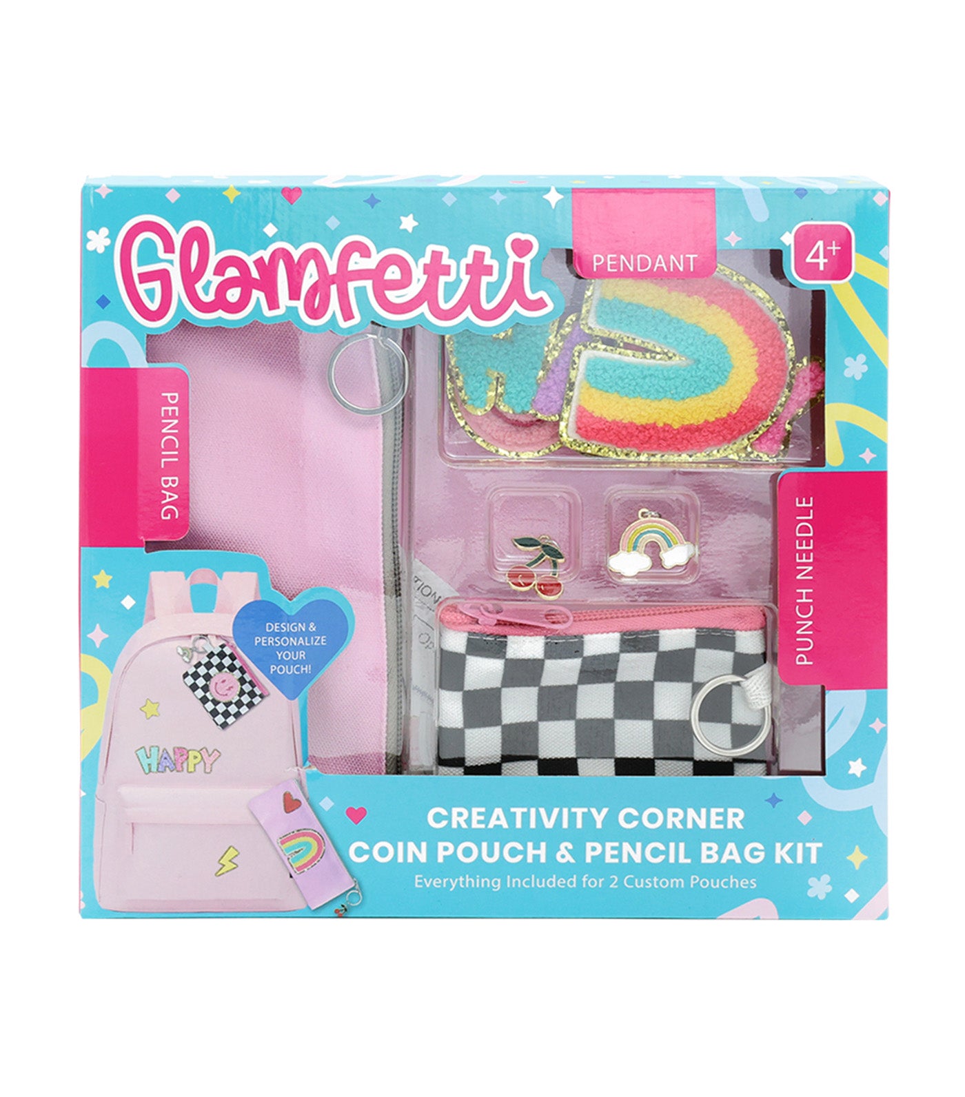 Creativity Corner Coin Pouch & Pencil Bag Kit GL0126 Multicolor