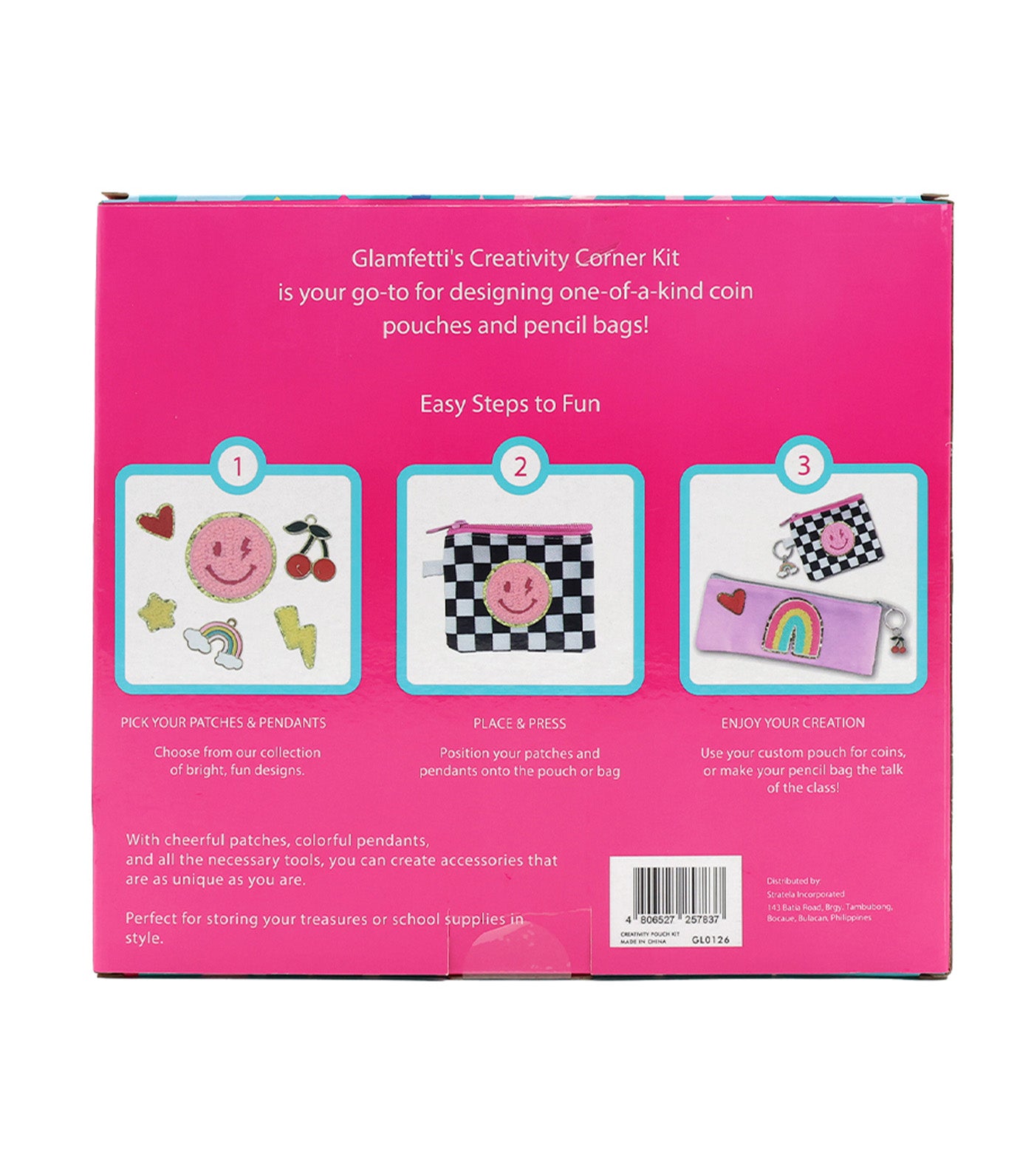 Creativity Corner Coin Pouch & Pencil Bag Kit GL0126 Multicolor