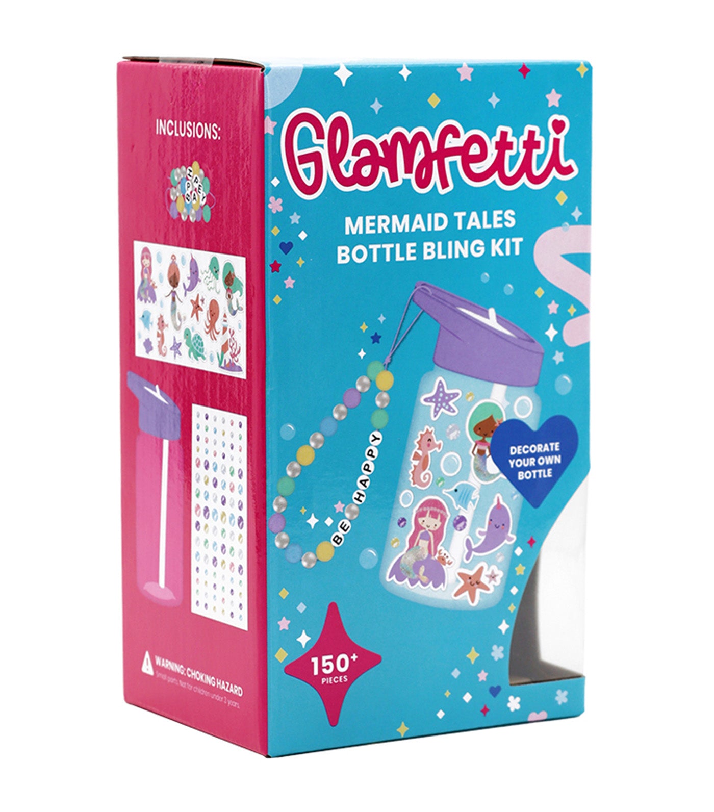 Mermaid Tales Water Bottle Bling Kit GL0132 Multicolor