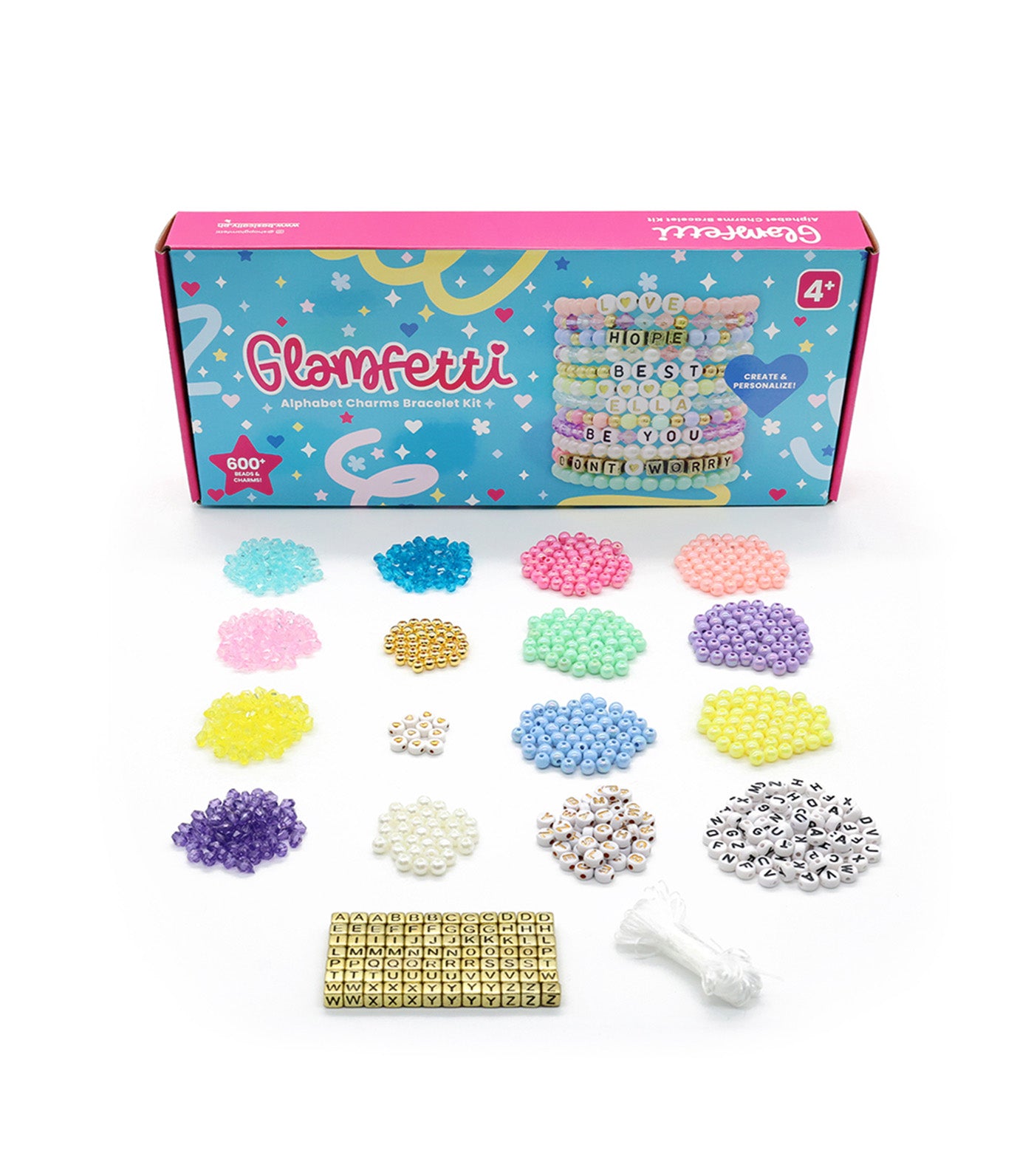 Alphabet Charms Bracelet Kit