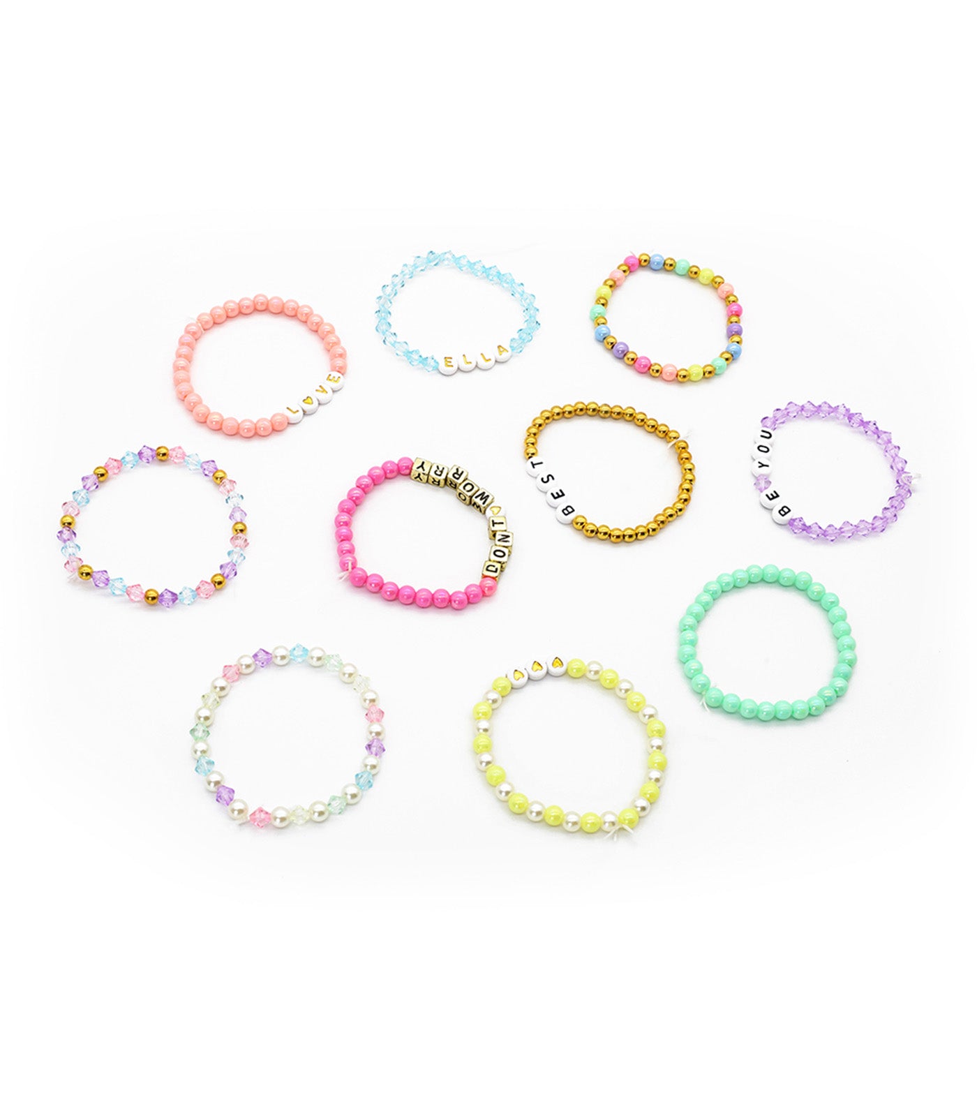 Alphabet Charms Bracelet Kit