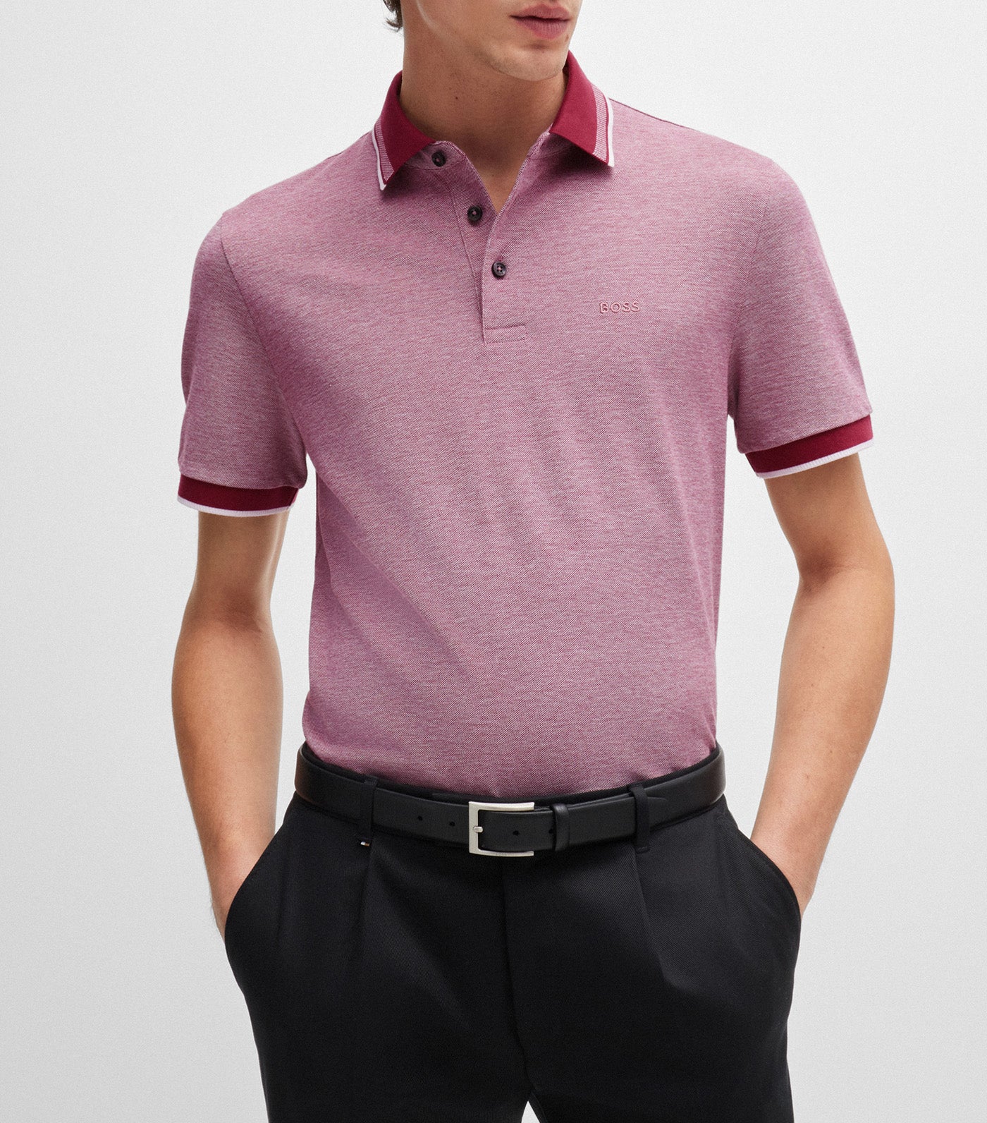 H-Prout 141 62902 Polo Shirt Dark Red