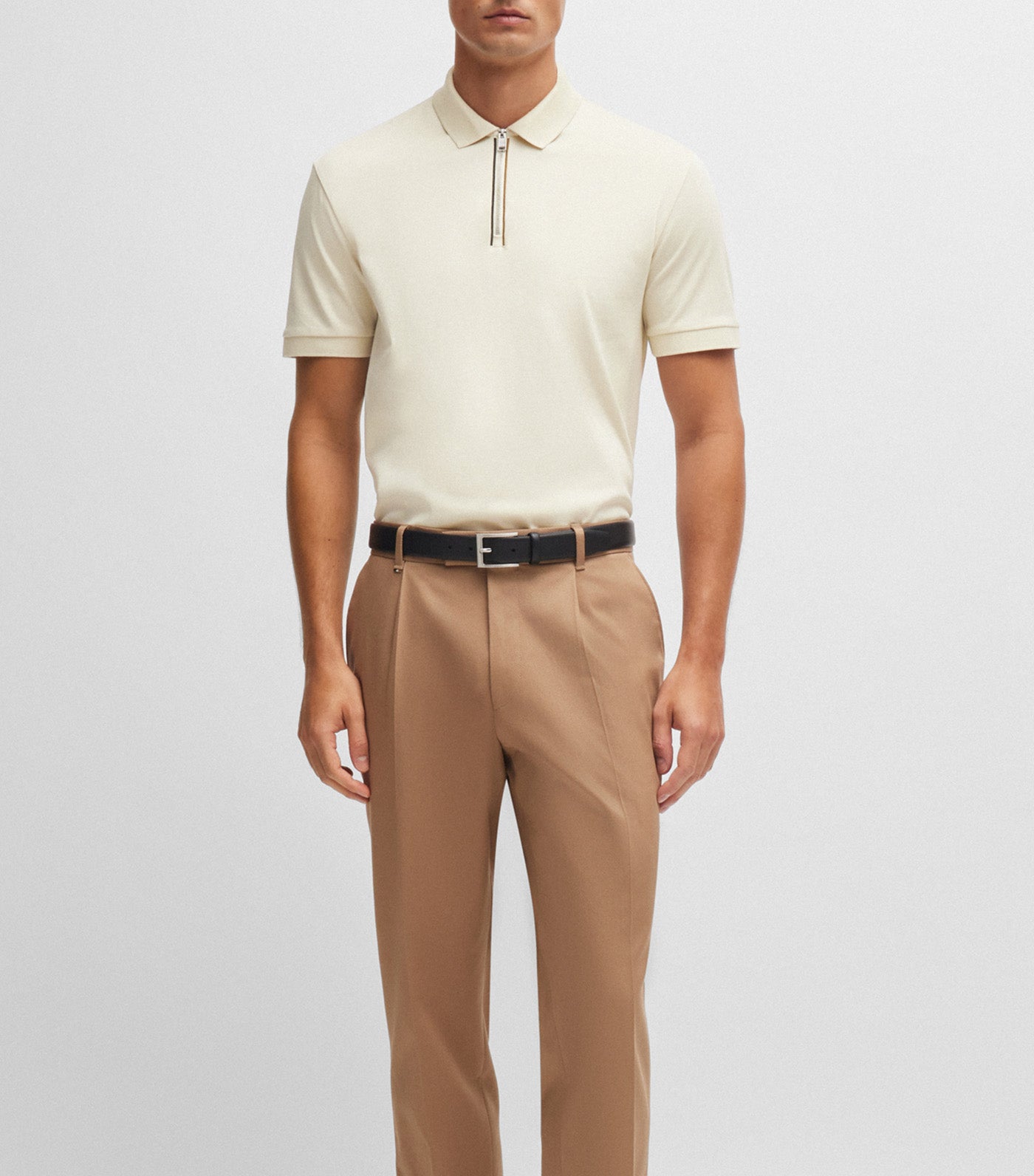 C Polston 36 60025 Polo Shirt Open White