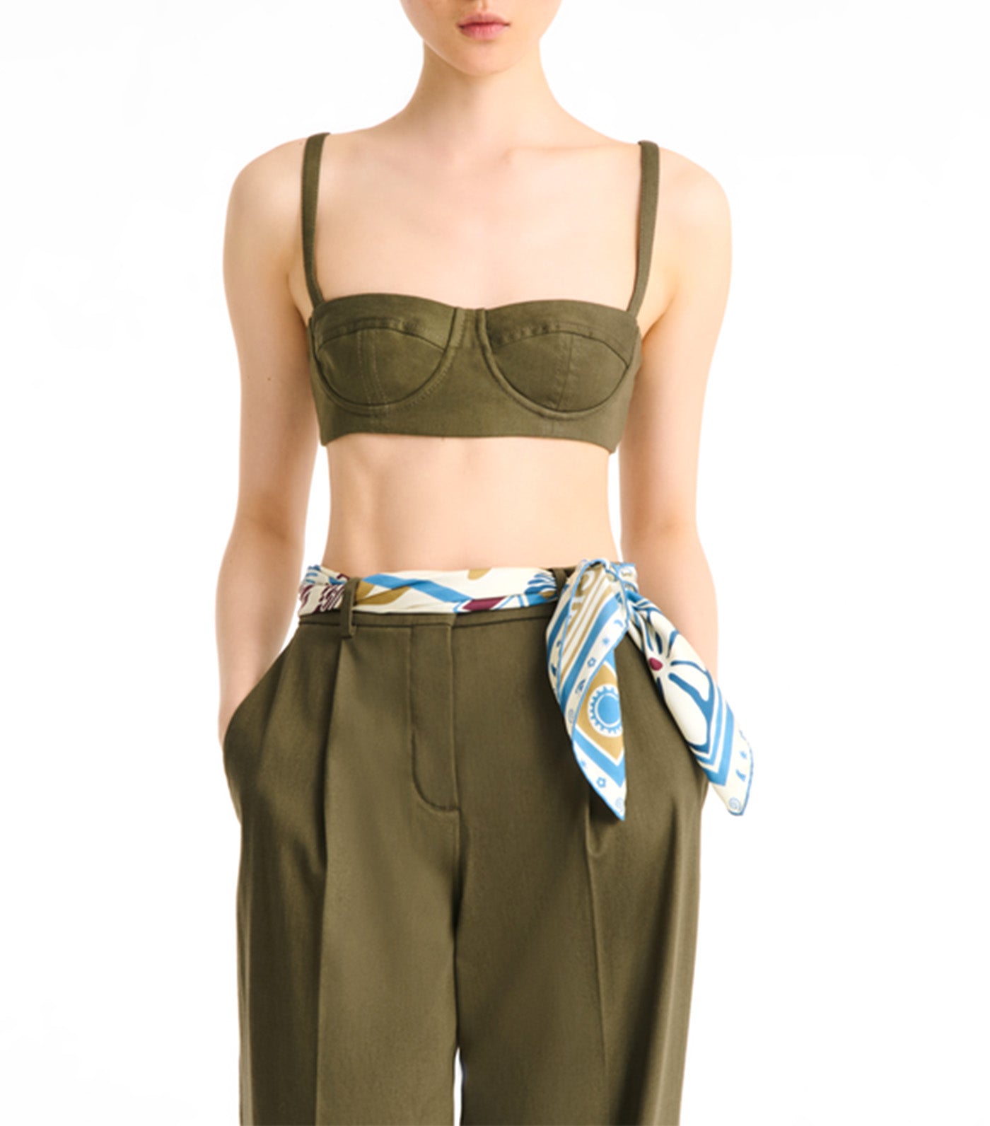 Parisian Surf Club Silk Scarf 90