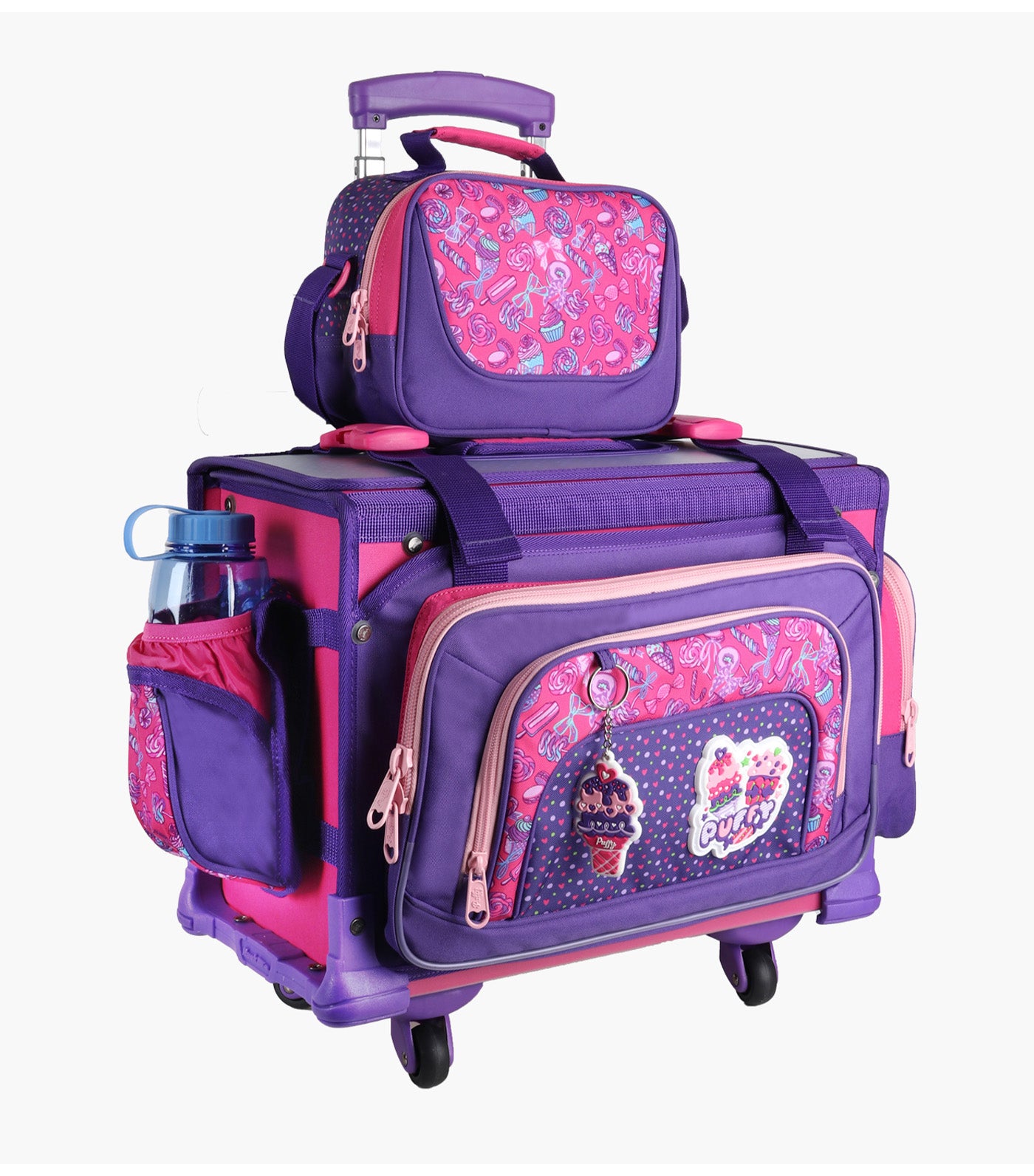 HOT Hawk Trolley Bag Hawk School Backpack Pink Hawk Trolley