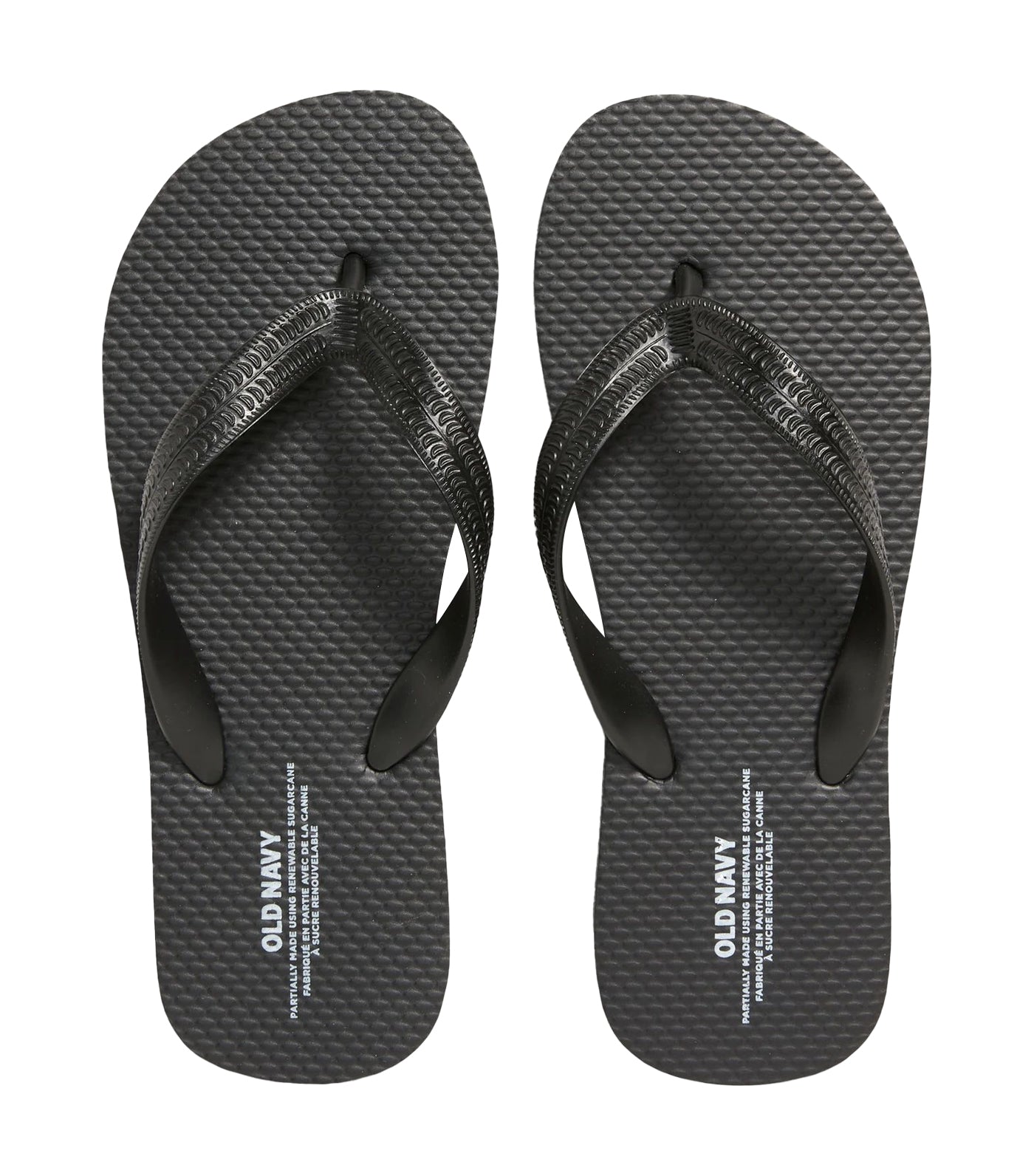 Flip Flop Sandals for Boys Partially Plant Based Black Jack