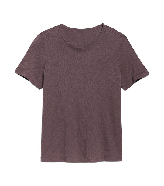 EveryWear Slub-Knit T-Shirt for Women Wild Currant