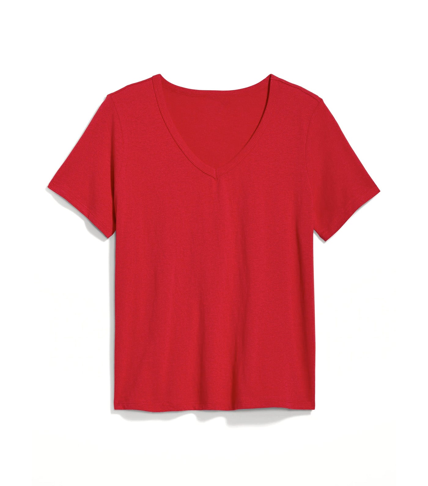 EveryWear V-Neck T-Shirt for Women Robbie Red