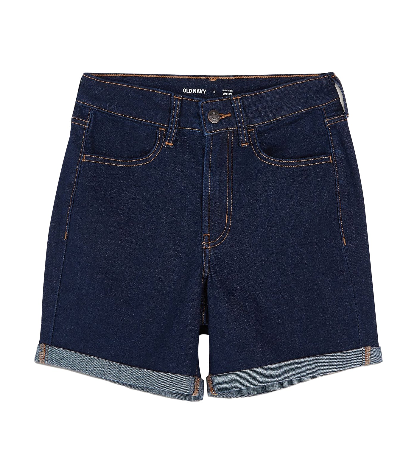 Mid-Rise Wow Jean Shorts for Women 5-inch Rinse