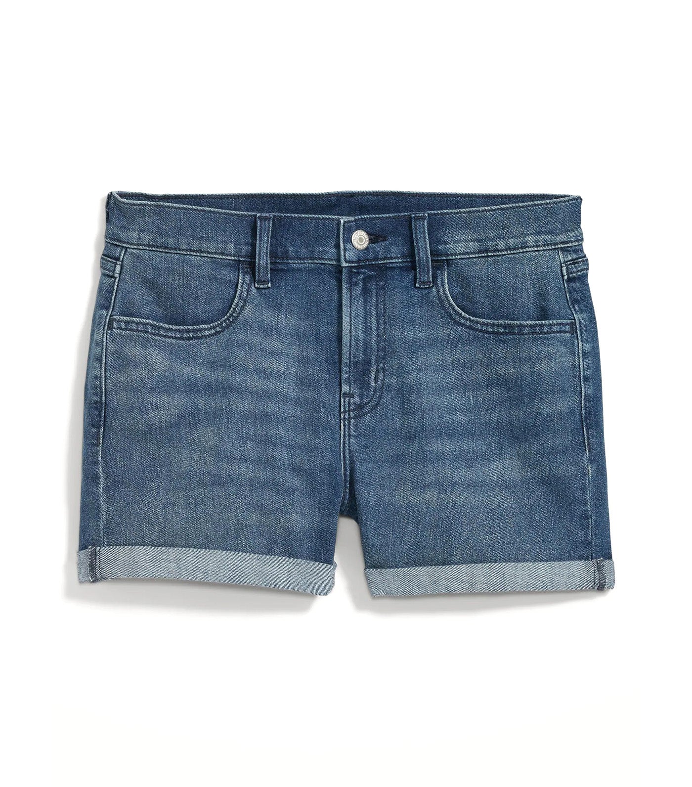 Mid-Rise Wow Jean Shorts for Women 3-inch Inseam Campeche