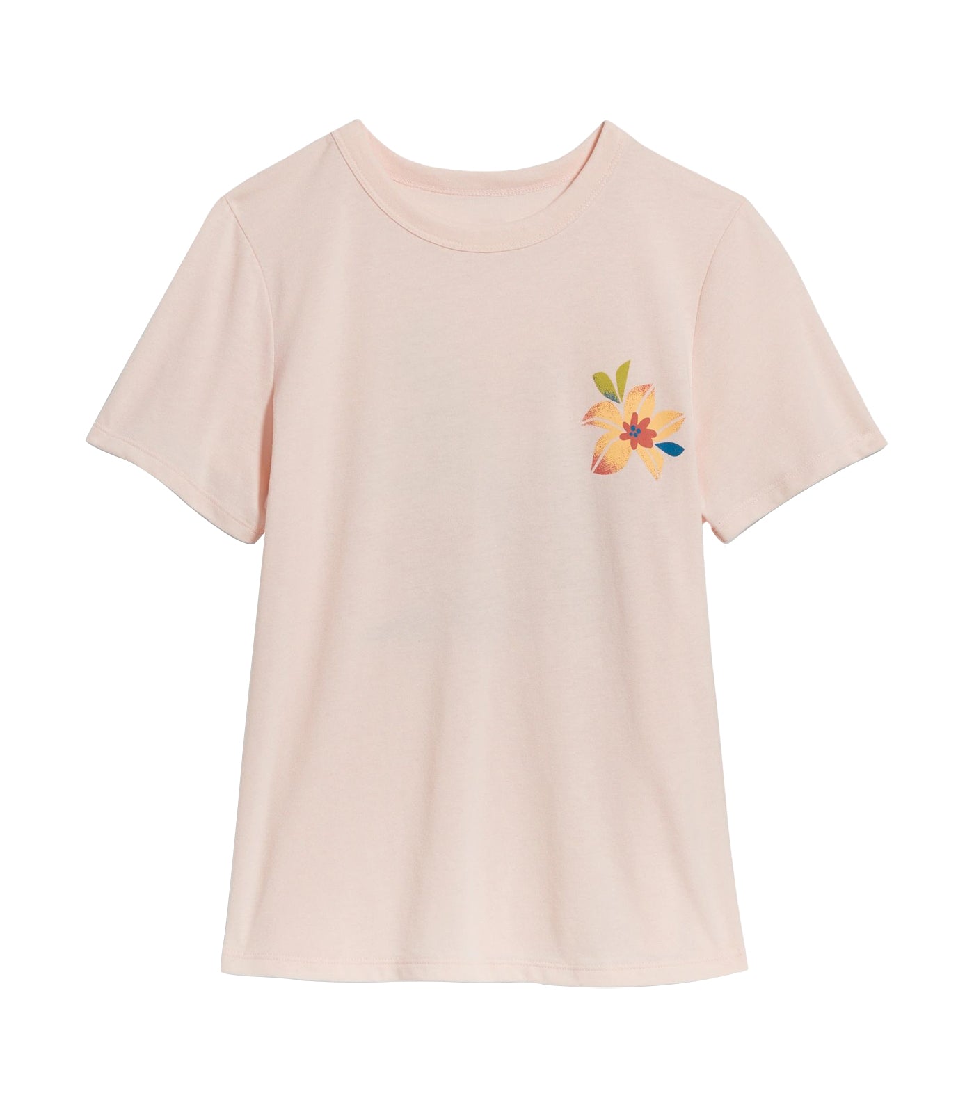 EveryWear Graphic T-Shirt for Women Peach Wren