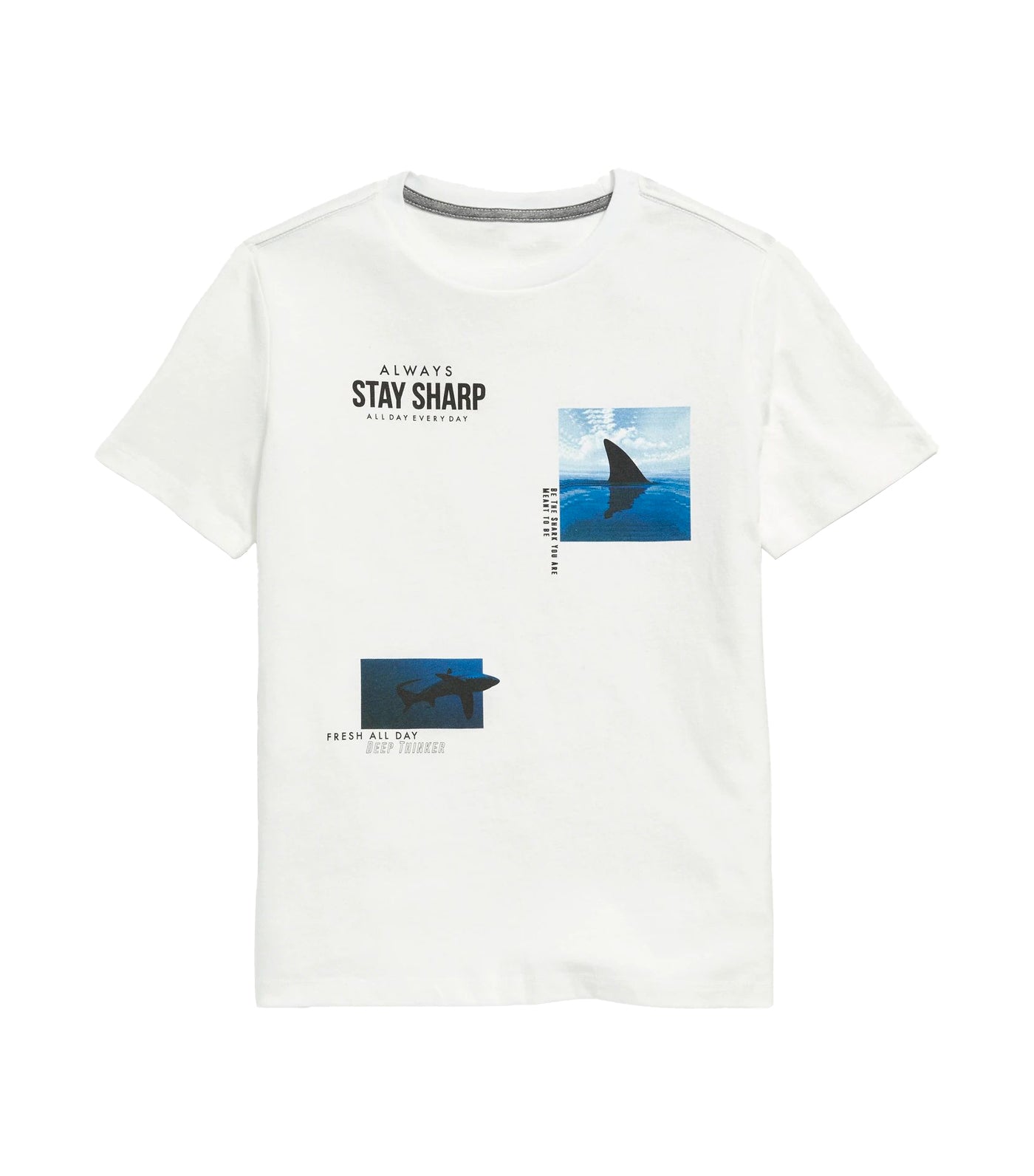 Short-Sleeve Graphic T-Shirt for Boys Sea Salt