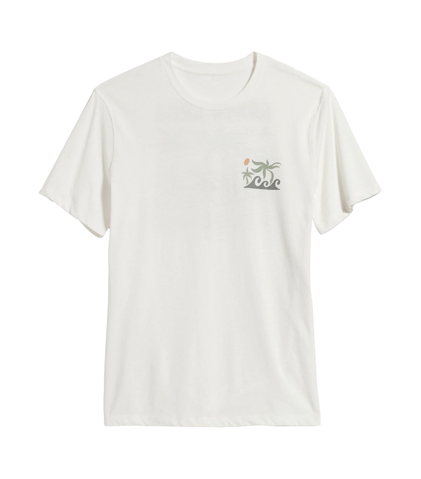 Soft-Washed Graphic T-Shirt for Men Sea Salt