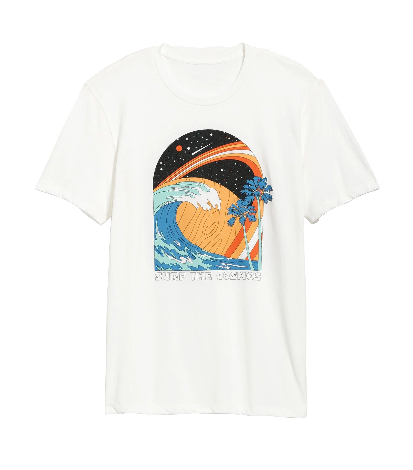 Soft-Washed Graphic T-Shirt for Men Sea Salt & Fig