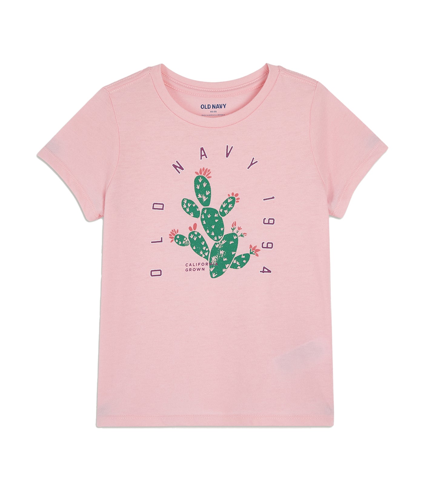 Short-Sleeve Logo-Graphic T-Shirt for Girls Geranium Petal