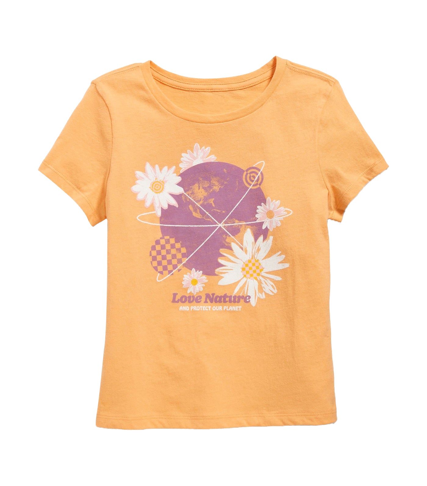 Short-Sleeve Graphic T-Shirt for Girls Mango Sorbet
