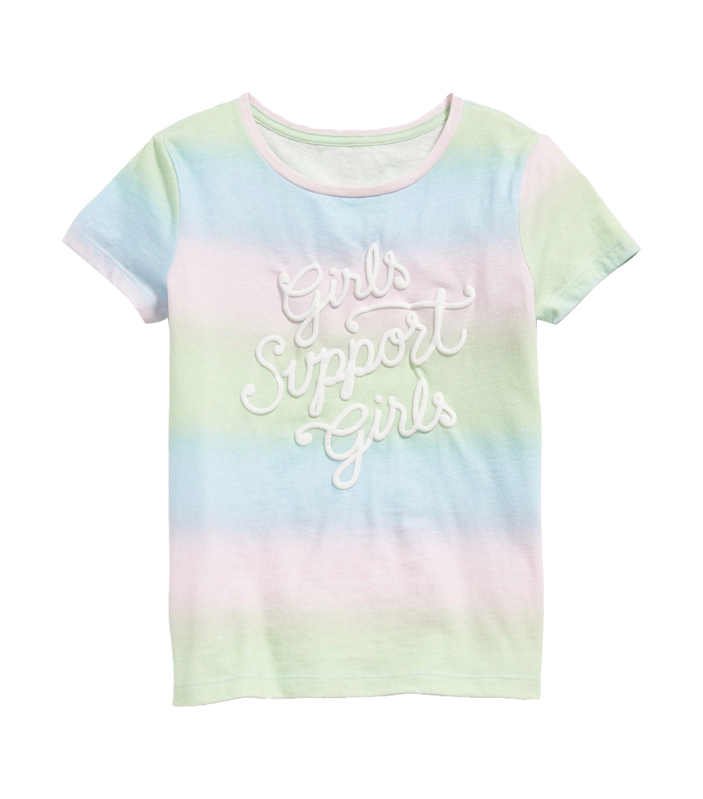 Short-Sleeve Graphic T-Shirt for Girls Blue Ombre