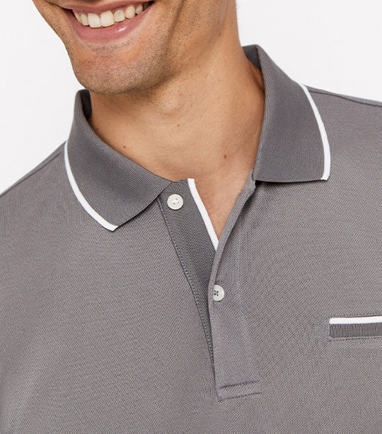 Coolmax Fresh Polo Shirt Gray