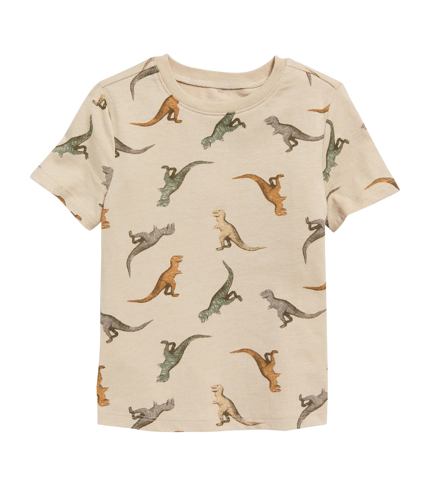 Unisex Printed Short-Sleeve T-Shirt for Toddler - Dinosaur Green