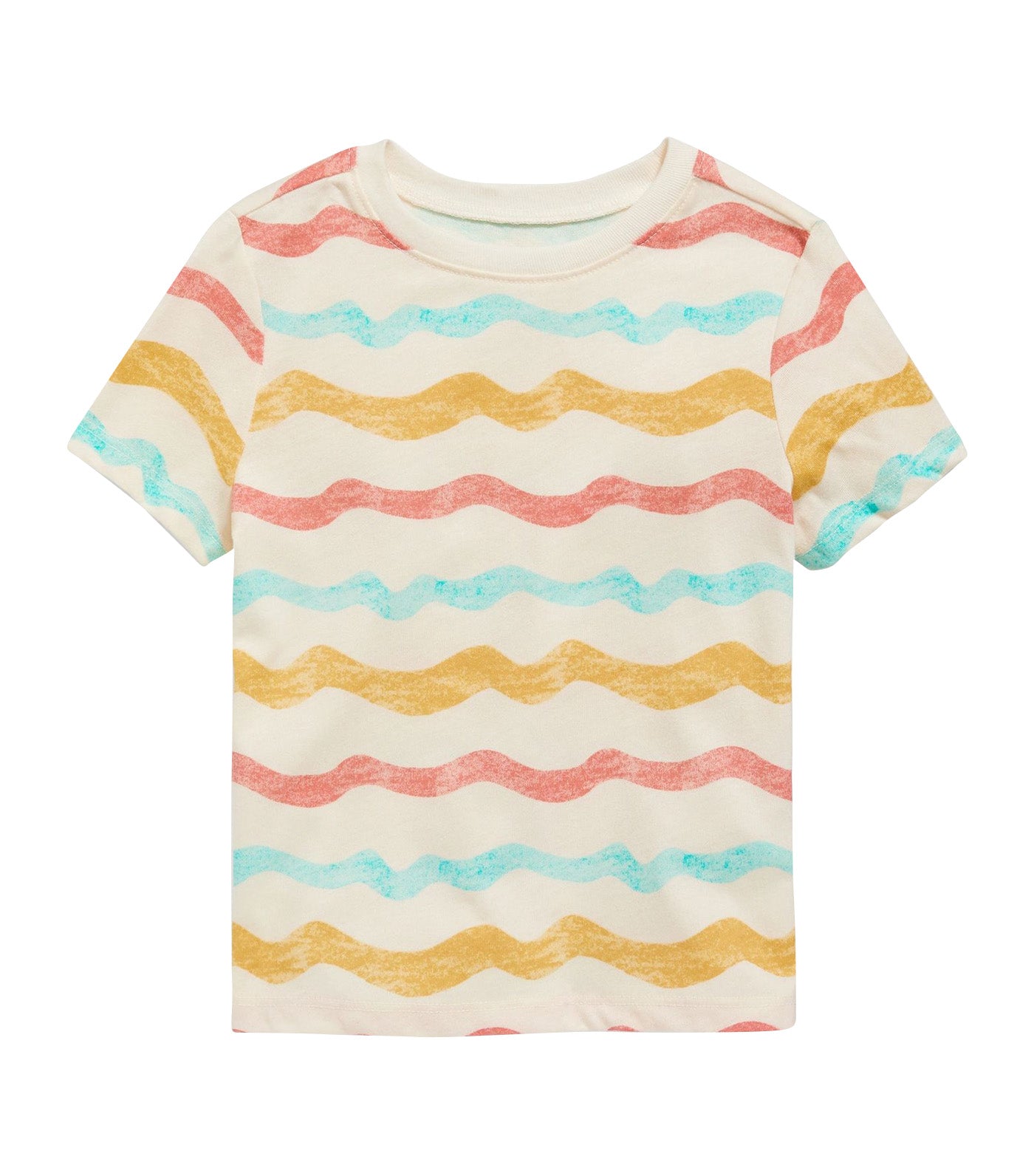Unisex Short-Sleeve Printed T-Shirt for Toddler - Multi-Stripe