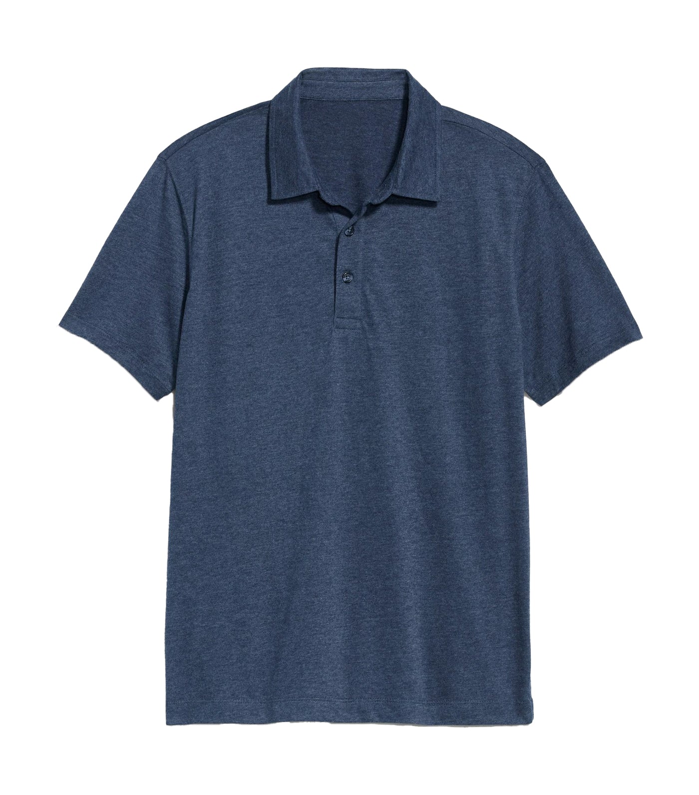 Soft-Washed Short Sleeve Polo Shirt for Men Obscure Night