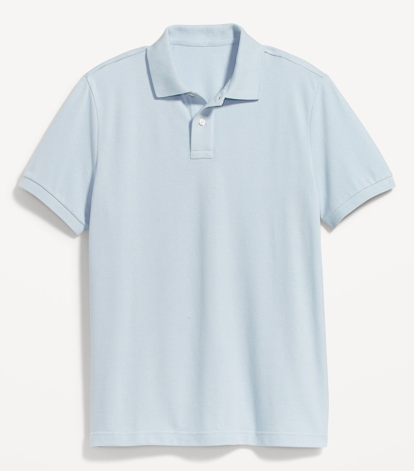 Classic Fit Pique Polo for Men Afternoon Storm Blue