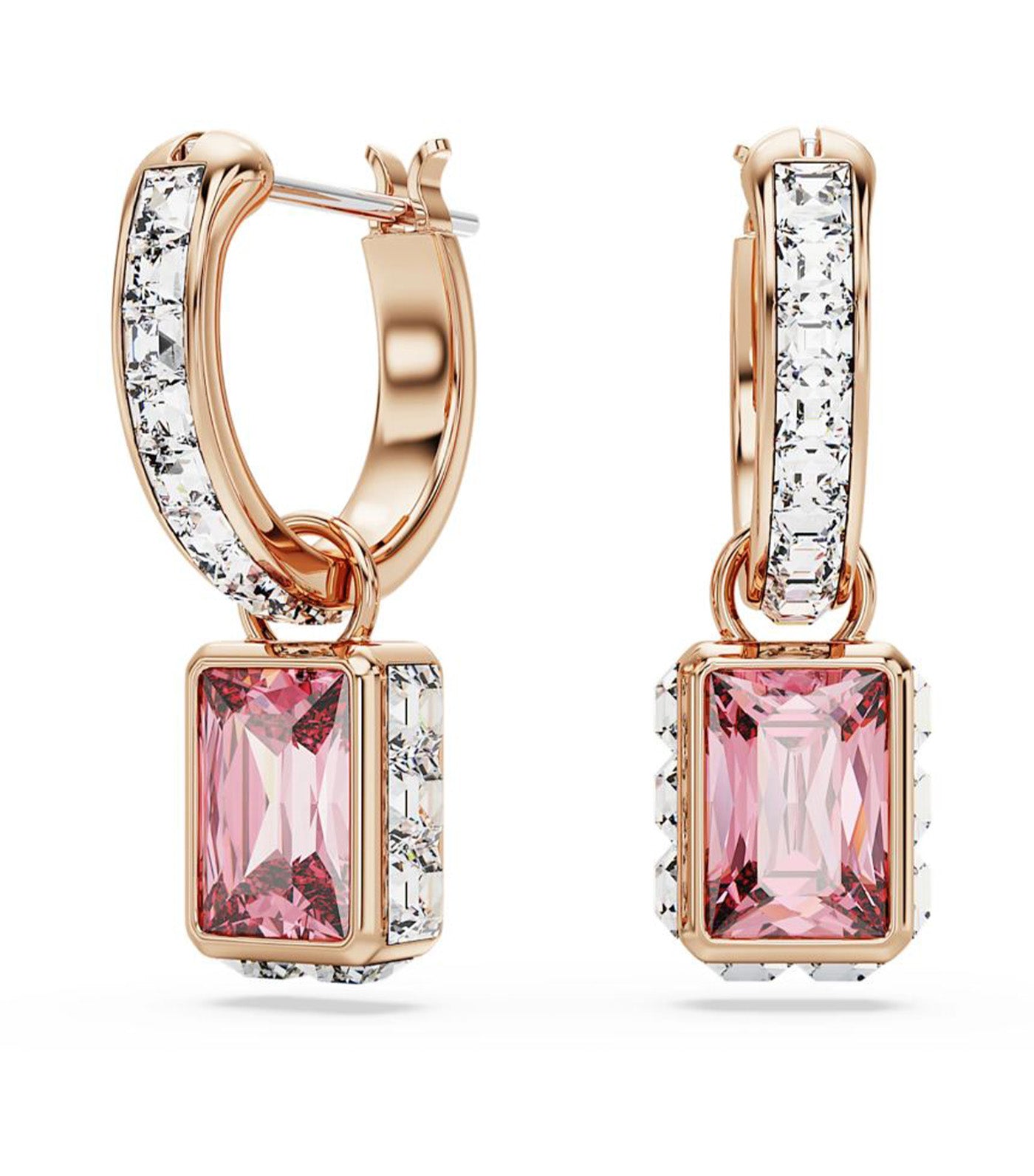 Stilla Set, Mixed Cuts, Multicolored, Rose Gold-Tone Plated Pink