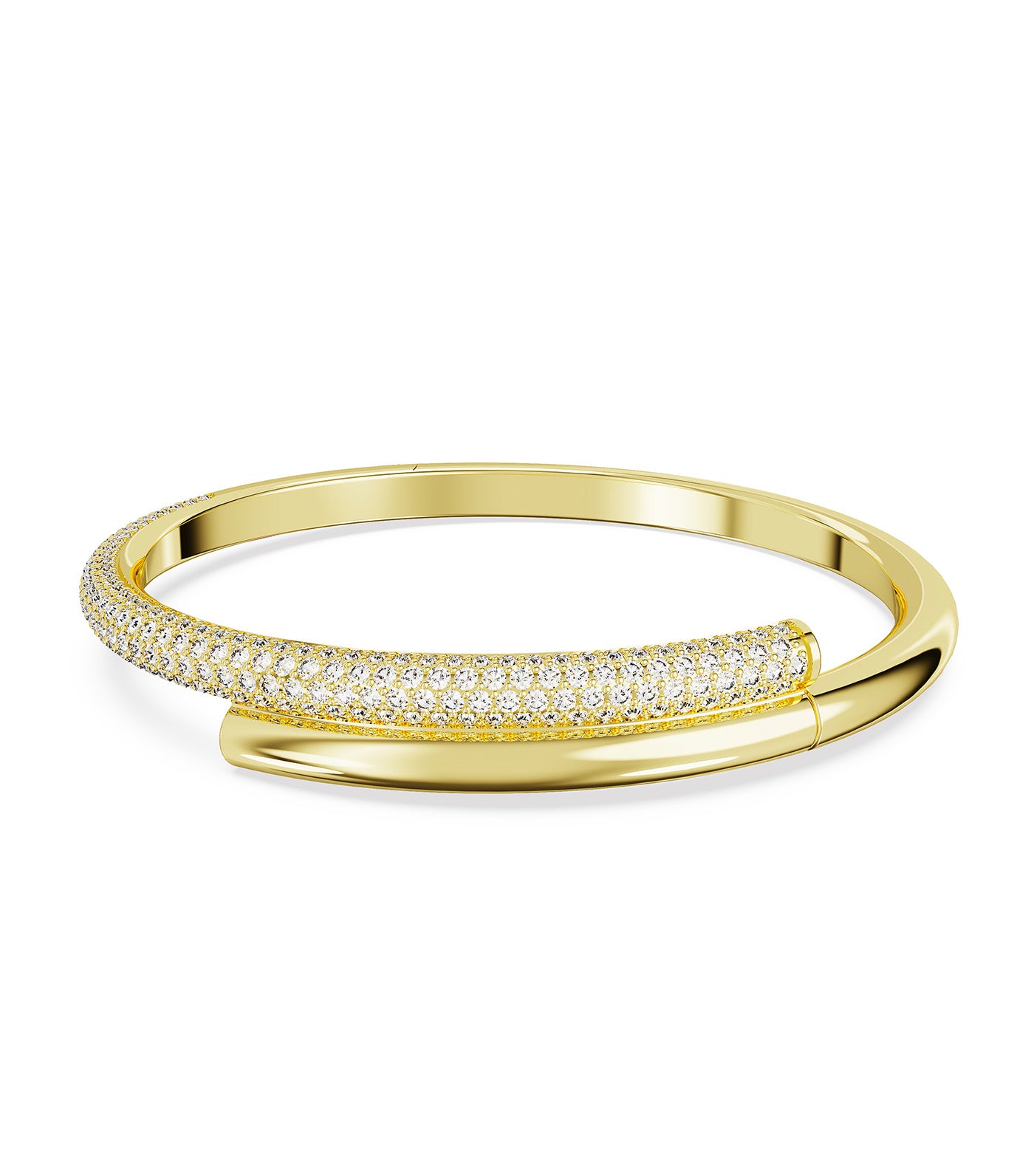Dextera Bangle White Gold-tone Plated