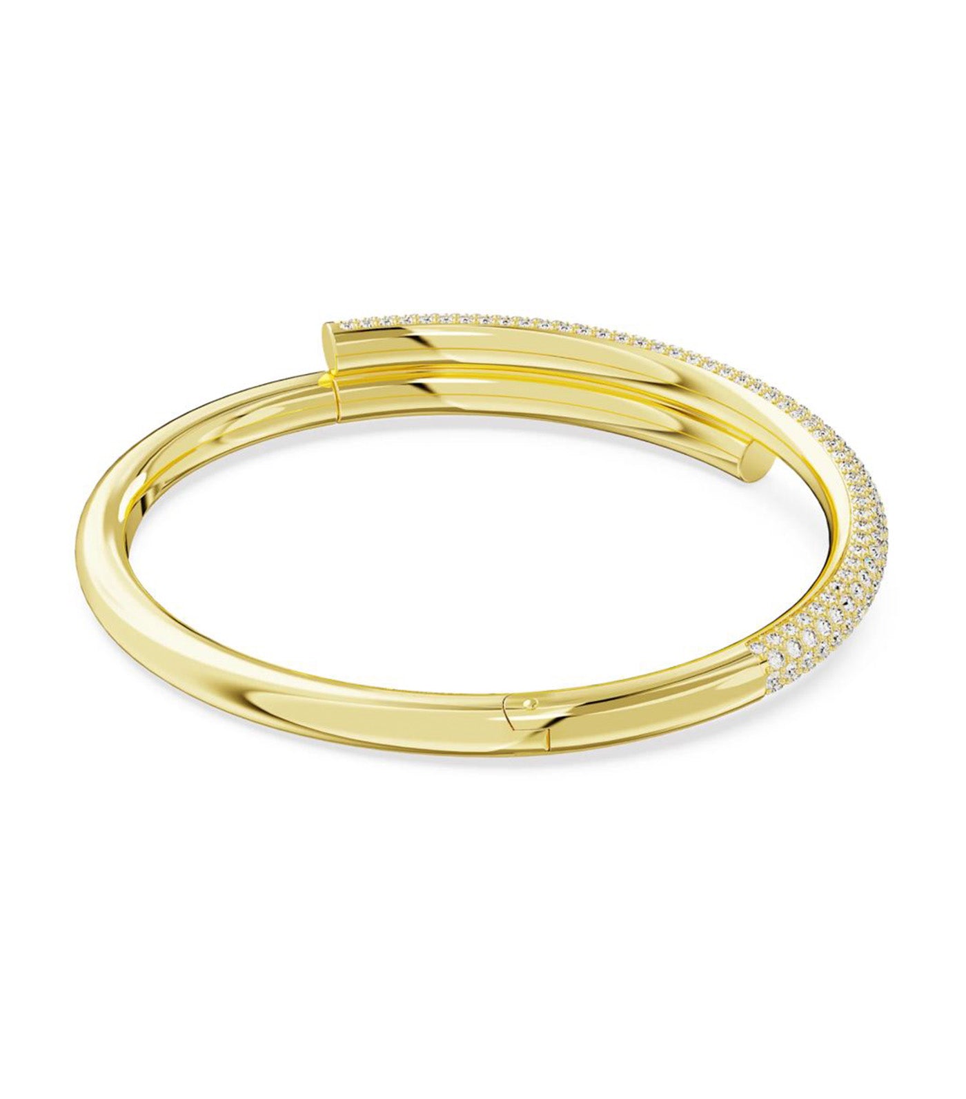 Dextera Bangle White Gold-tone Plated
