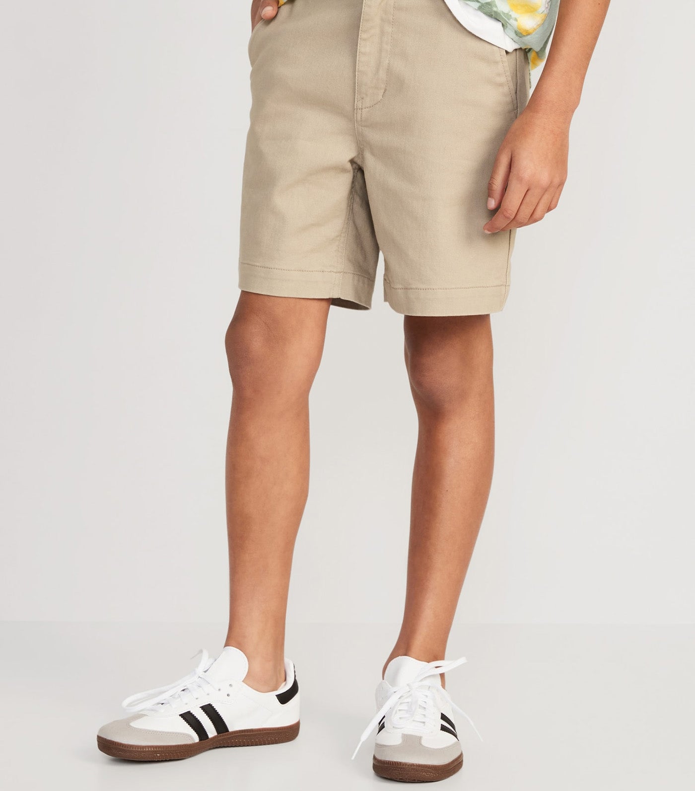 Built-In Flex Straight Twill Shorts for Boys (Above Knee) - Shore Enough