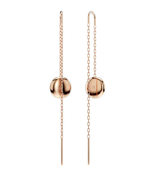 Meteora Drop Earrings White Rose Gold-Tone Plated