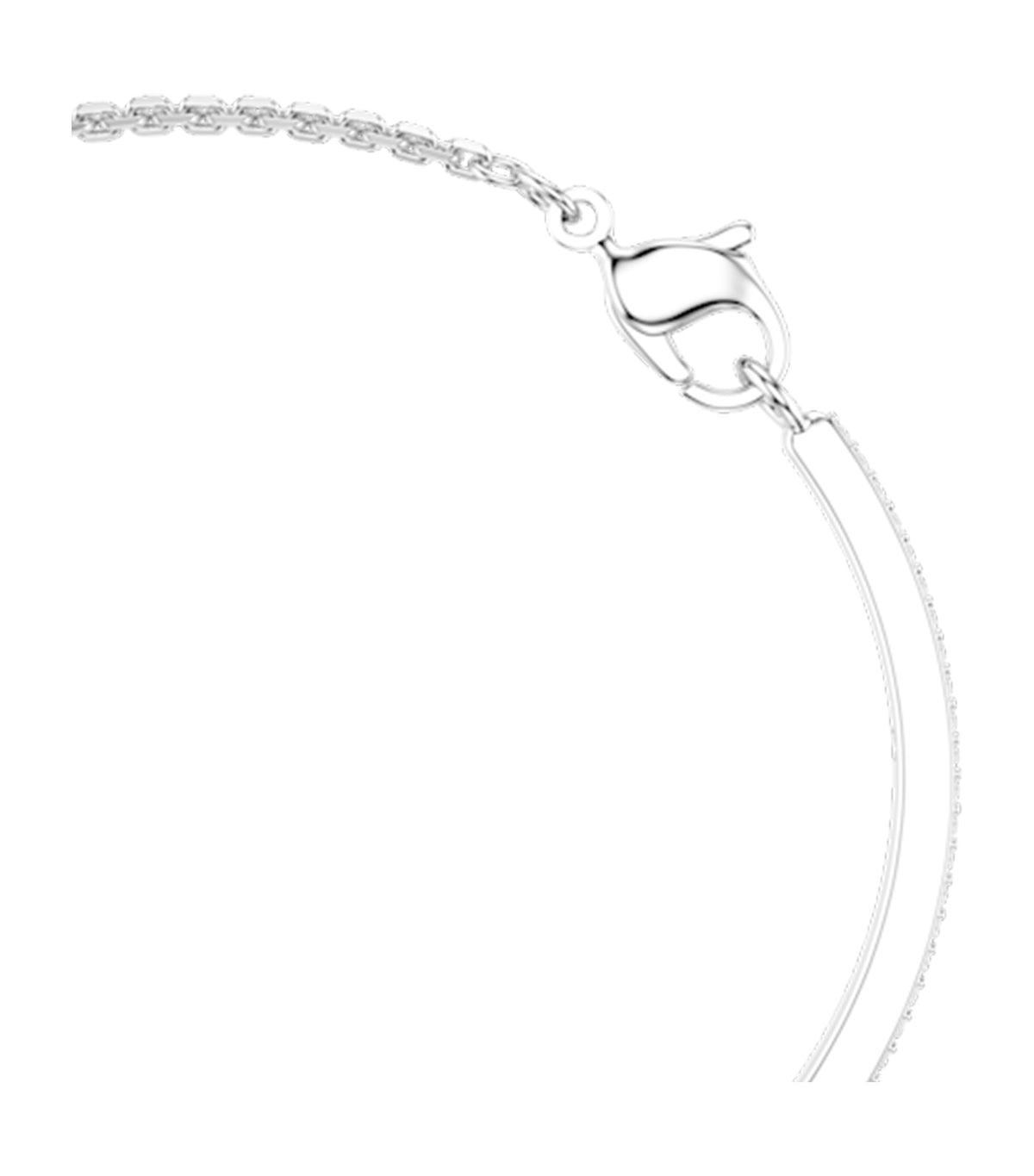 Snake Bracelet Mixed Cuts Year of the Snake Rhodium Plated White