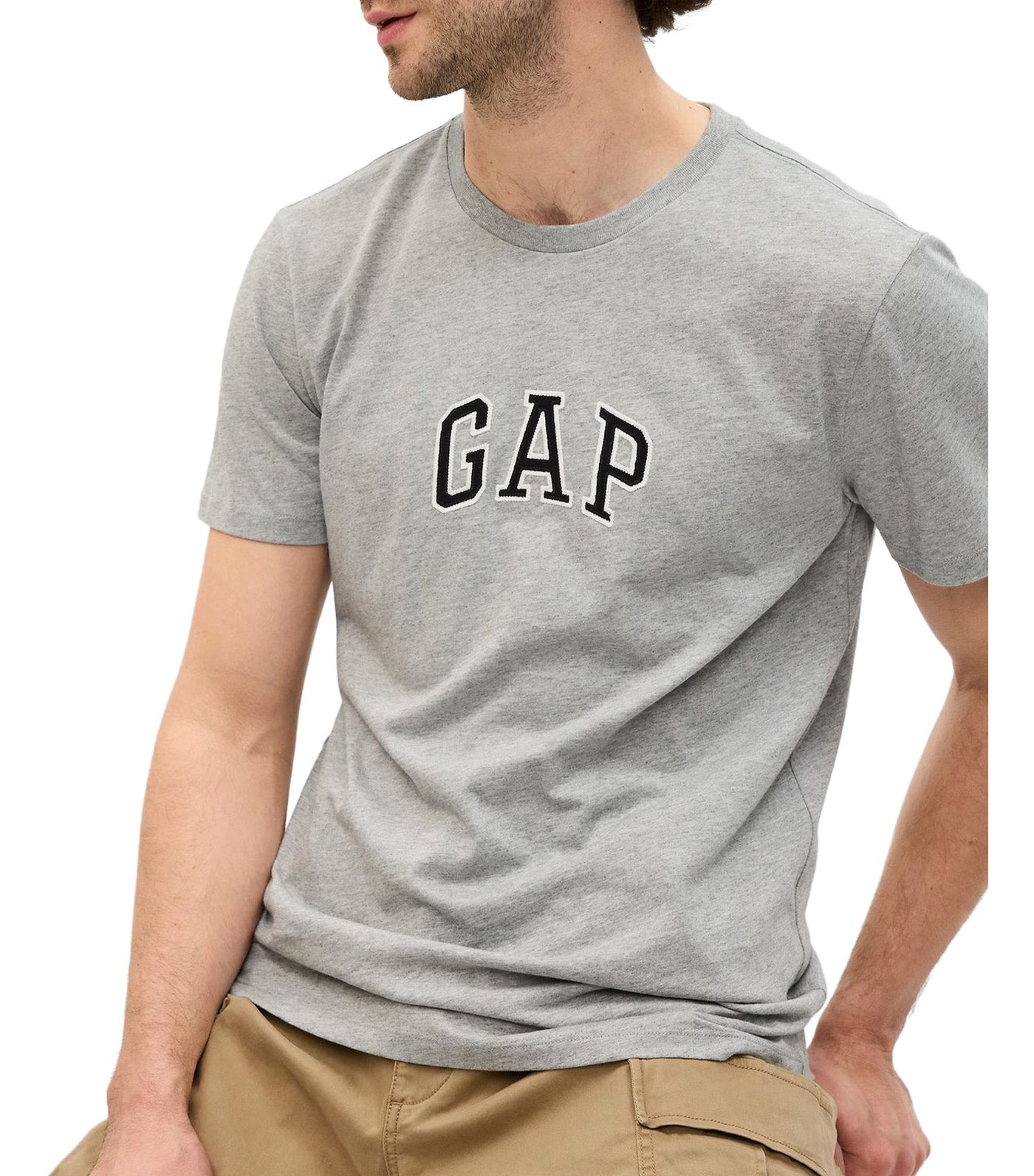 GAP Logo T-Shirt Gray Heather