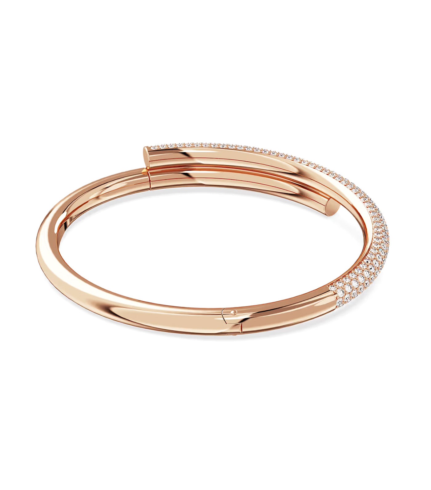 Dextera Bangle White, Rose Gold-Tone Plated