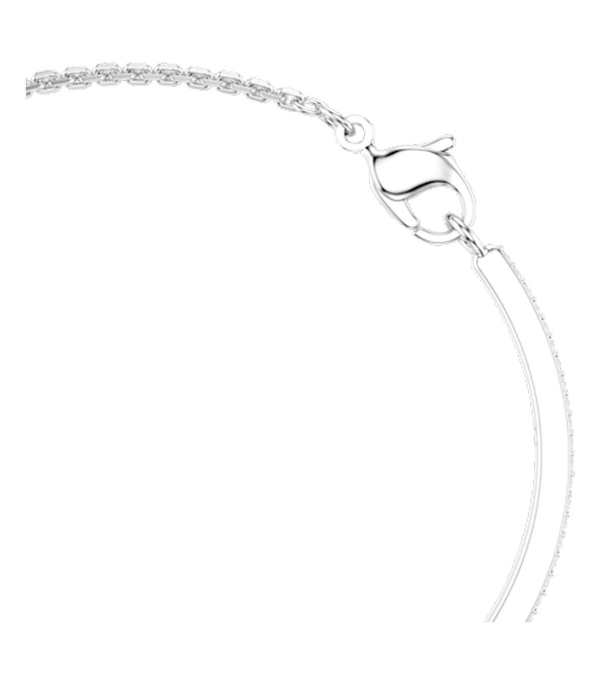 Snake Bracelet Mixed Cuts Year of the Snake Rhodium Plated White