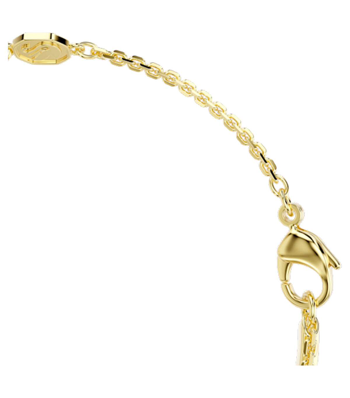 Mesmera Bracelet Mixed Cuts 18K Gold Finish White