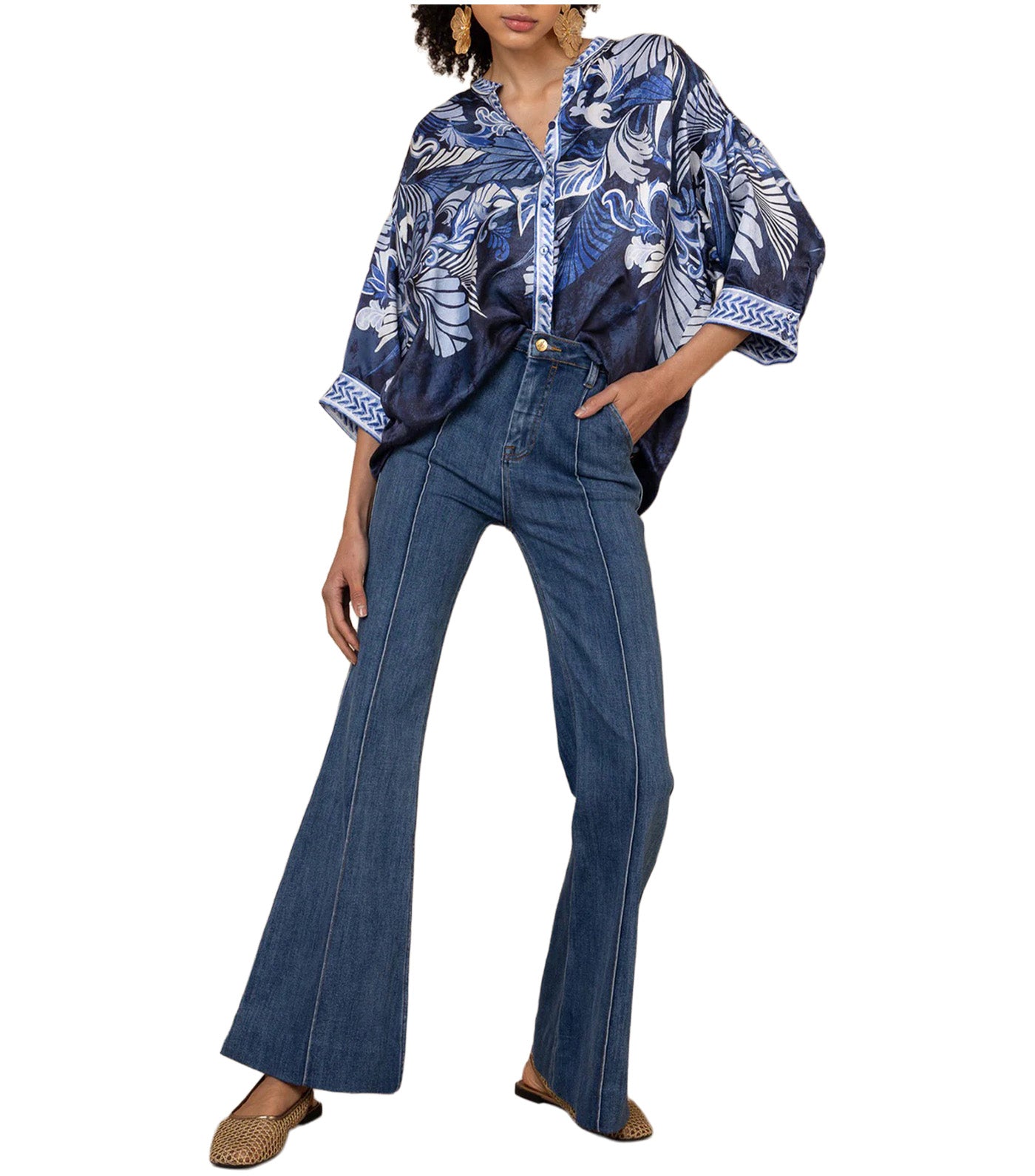 Neriah Charmeuse Top