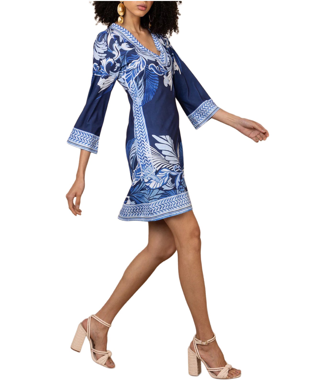 Wrenlee Jersey Dress Navy