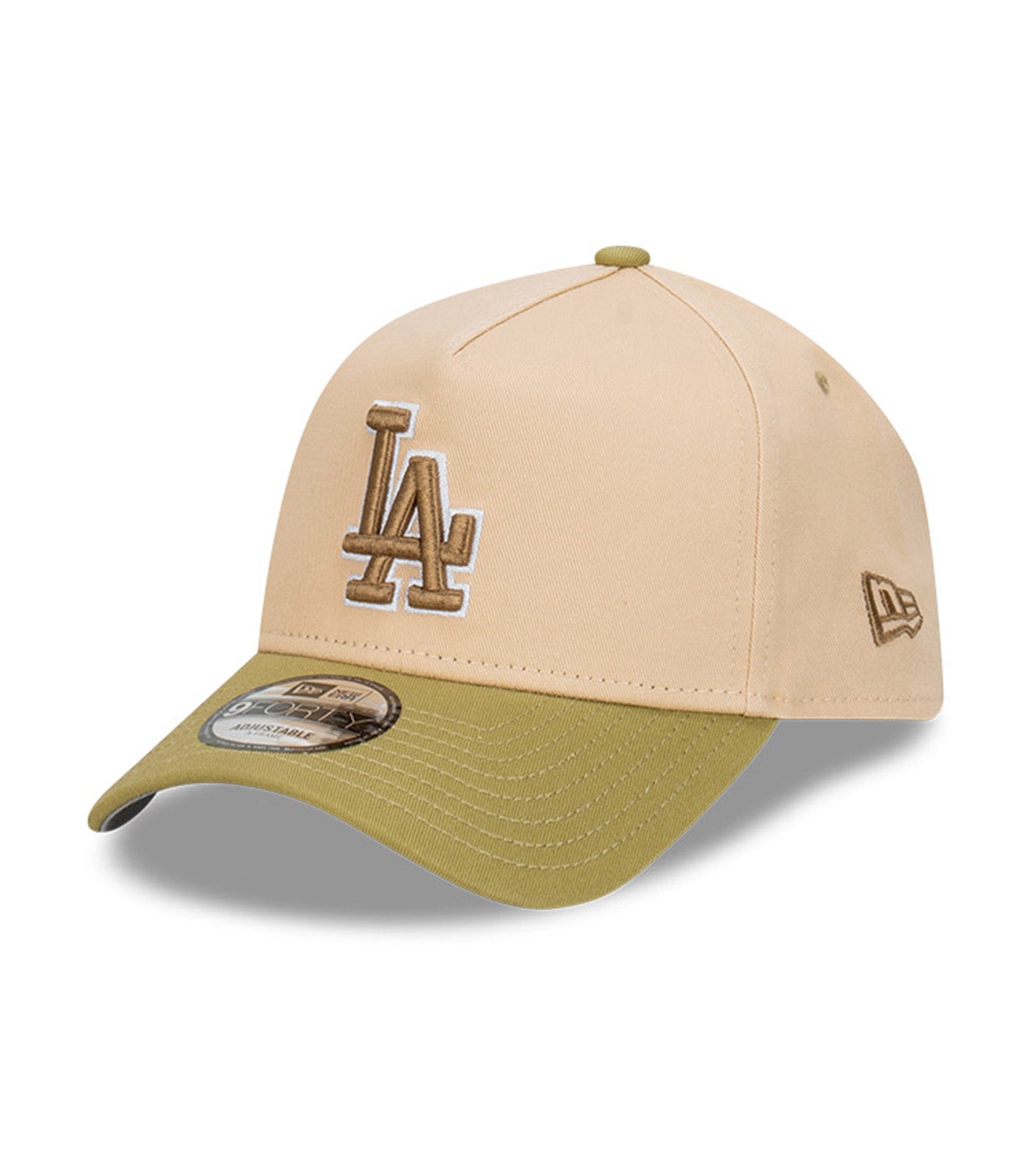 Los Angeles Dodgers 9FORTY A-Frame Snapback Cap Beansprout Oat Milk