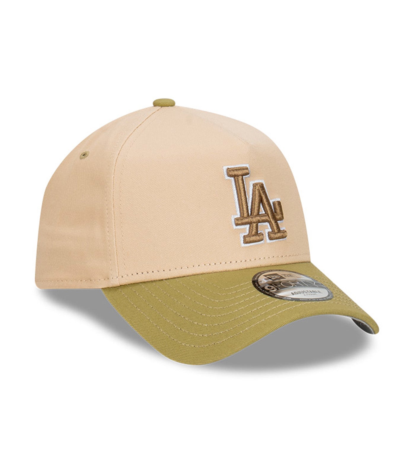 Los Angeles Dodgers 9FORTY A-Frame Snapback Cap Beansprout Oat Milk