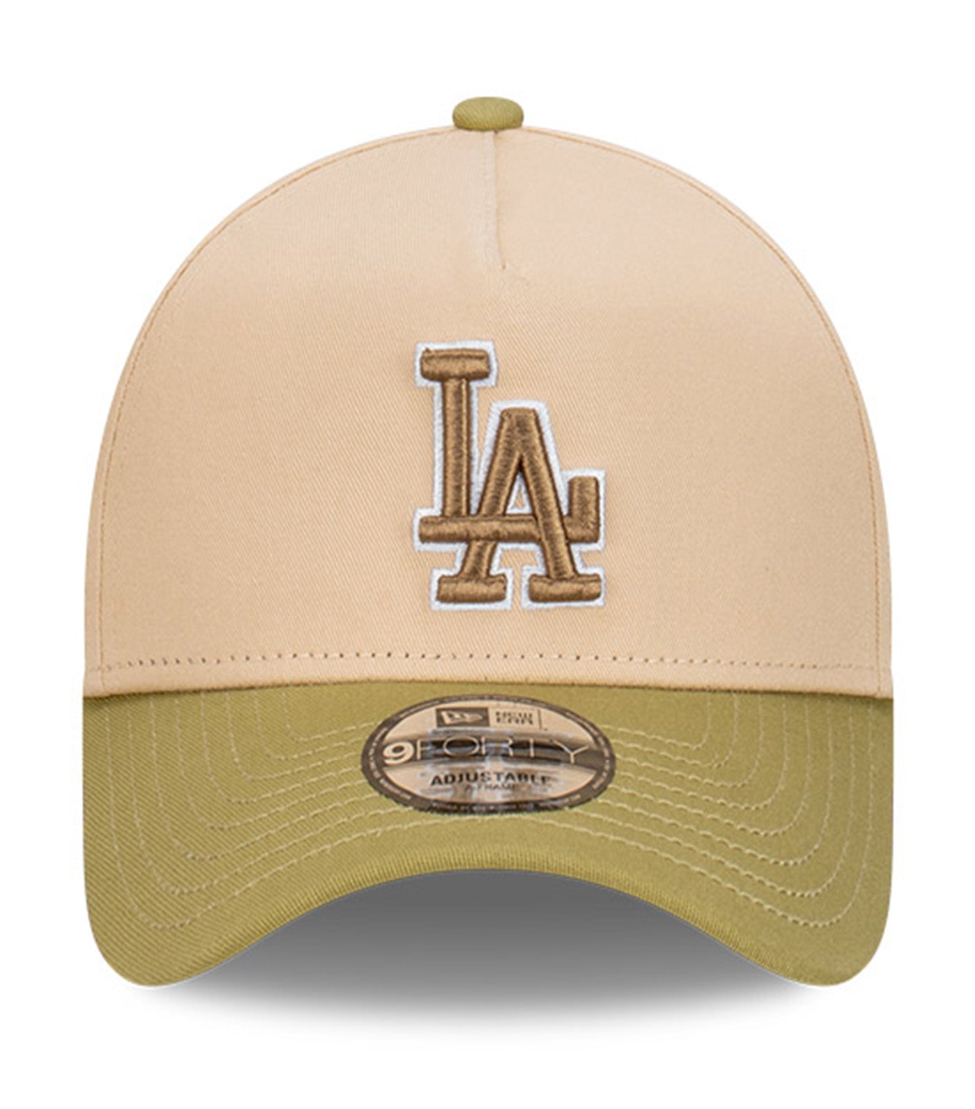 Los Angeles Dodgers 9FORTY A-Frame Snapback Cap Beansprout Oat Milk