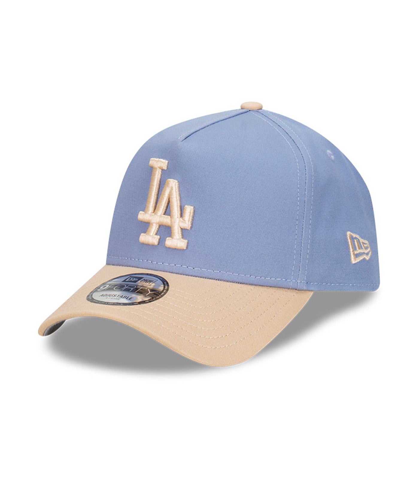 Los Angeles Dodgers 9FORTY A-Frame Snapback Cap Blueberry Cream Iris Flower