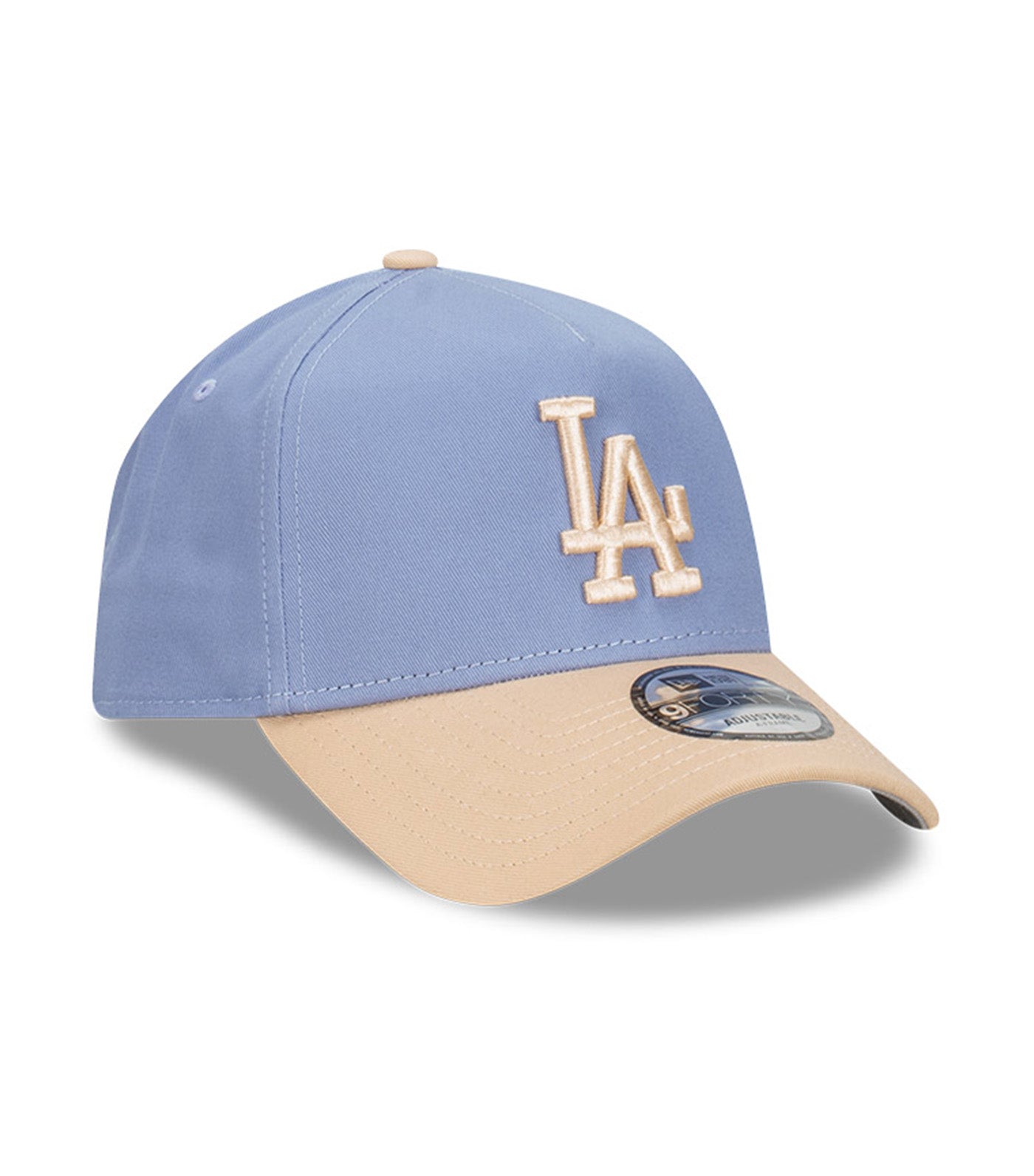 Los Angeles Dodgers 9FORTY A-Frame Snapback Cap Blueberry Cream Iris Flower