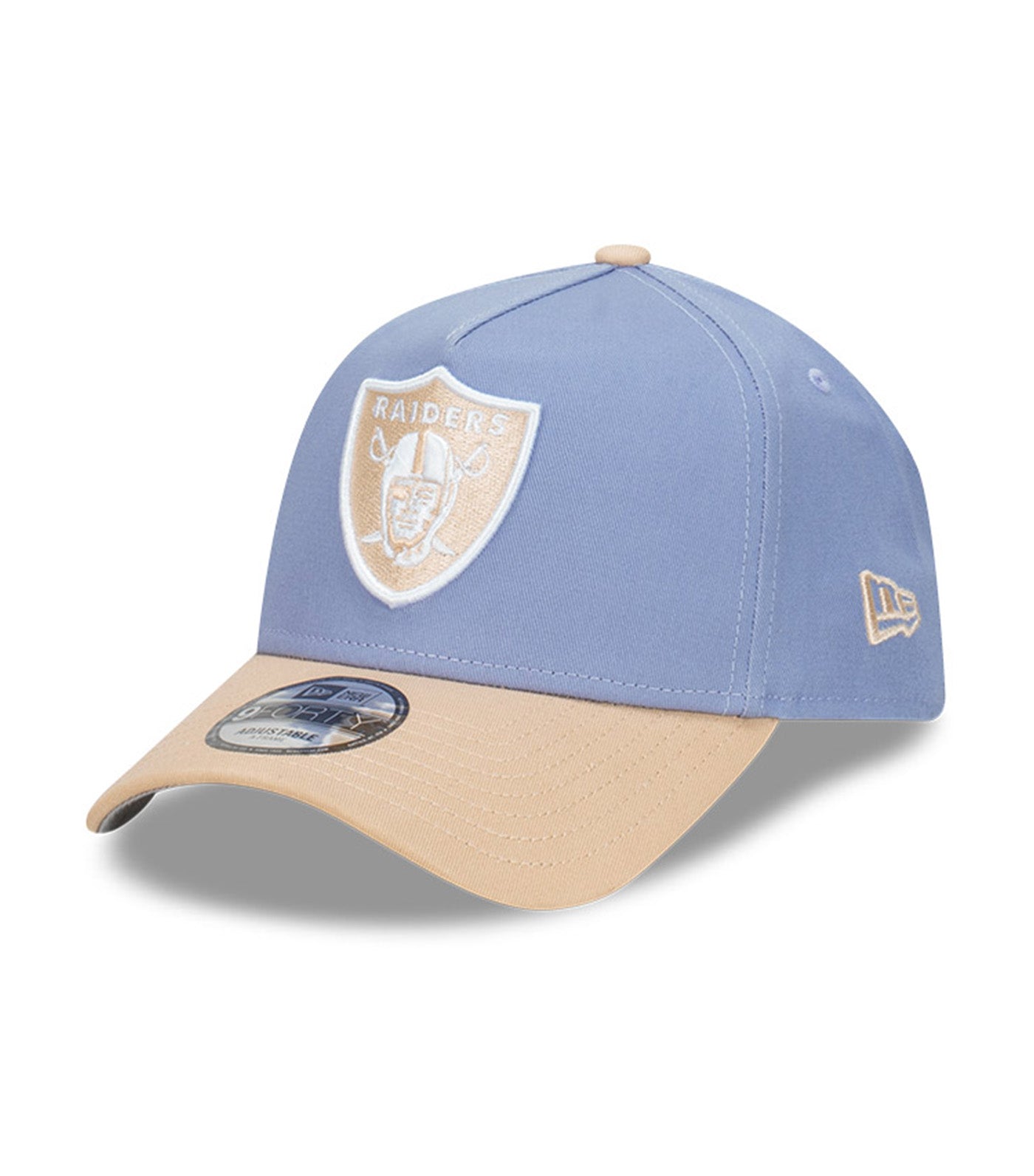 Las Vegas Raiders 9FORTY A-Frame Snapback Cap Blueberry Cream Iris Flower