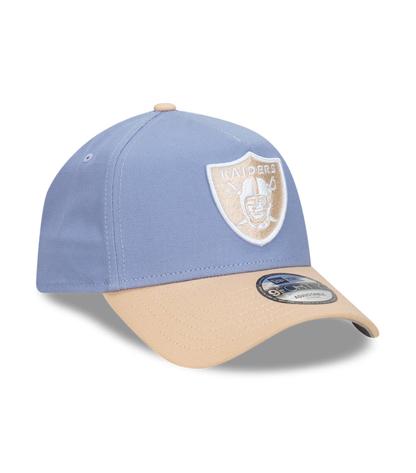 Las Vegas Raiders 9FORTY A-Frame Snapback Cap Blueberry Cream Iris Flower