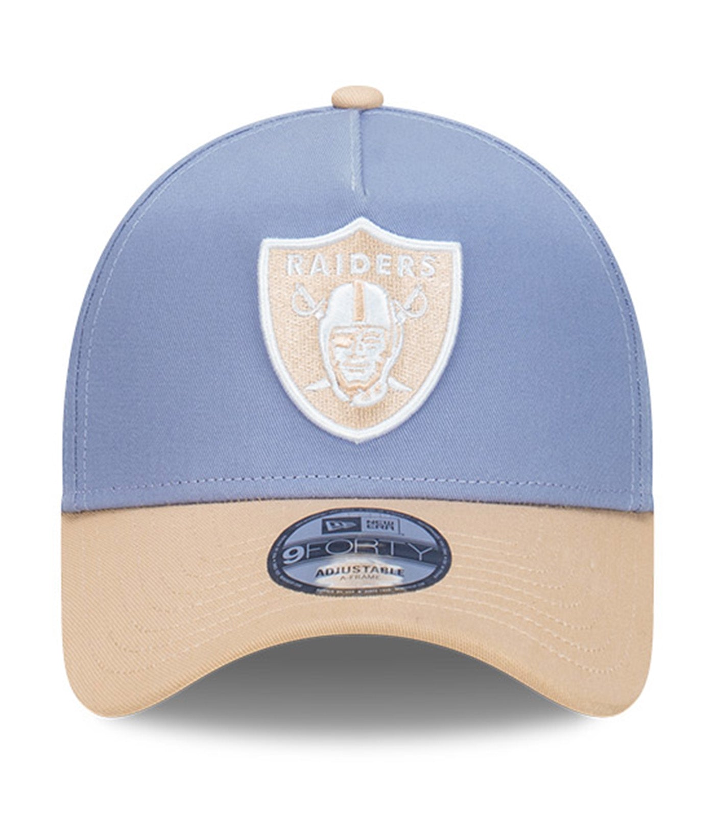 Las Vegas Raiders 9FORTY A-Frame Snapback Cap Blueberry Cream Iris Flower