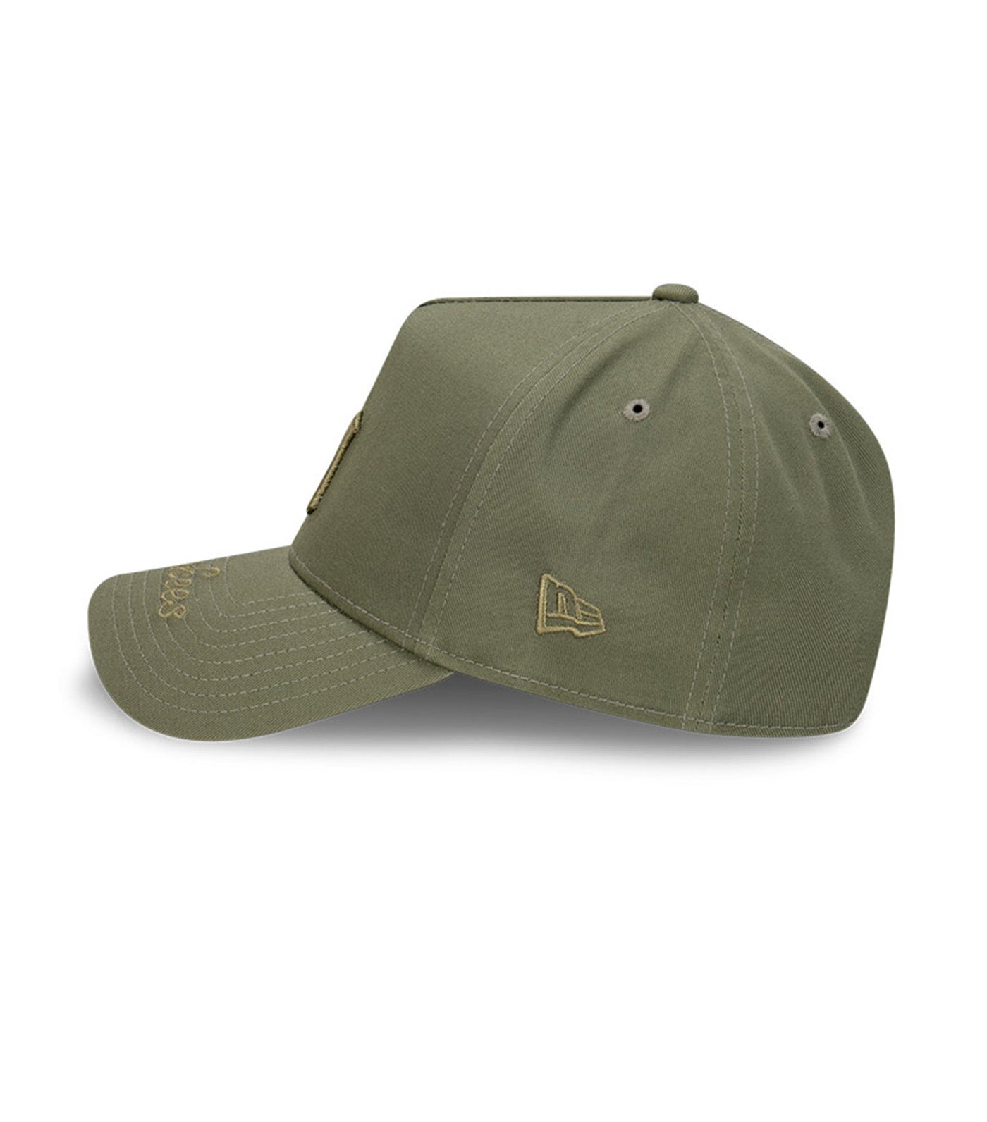 New York Yankees 9FORTY A-Frame Snapback Cap New Olive