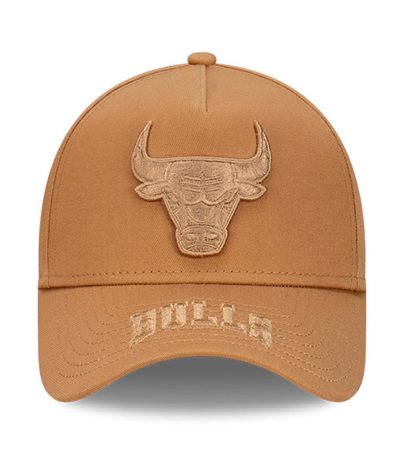Chicago Bulls 9FORTY A-Frame Snapback Cap Wheat
